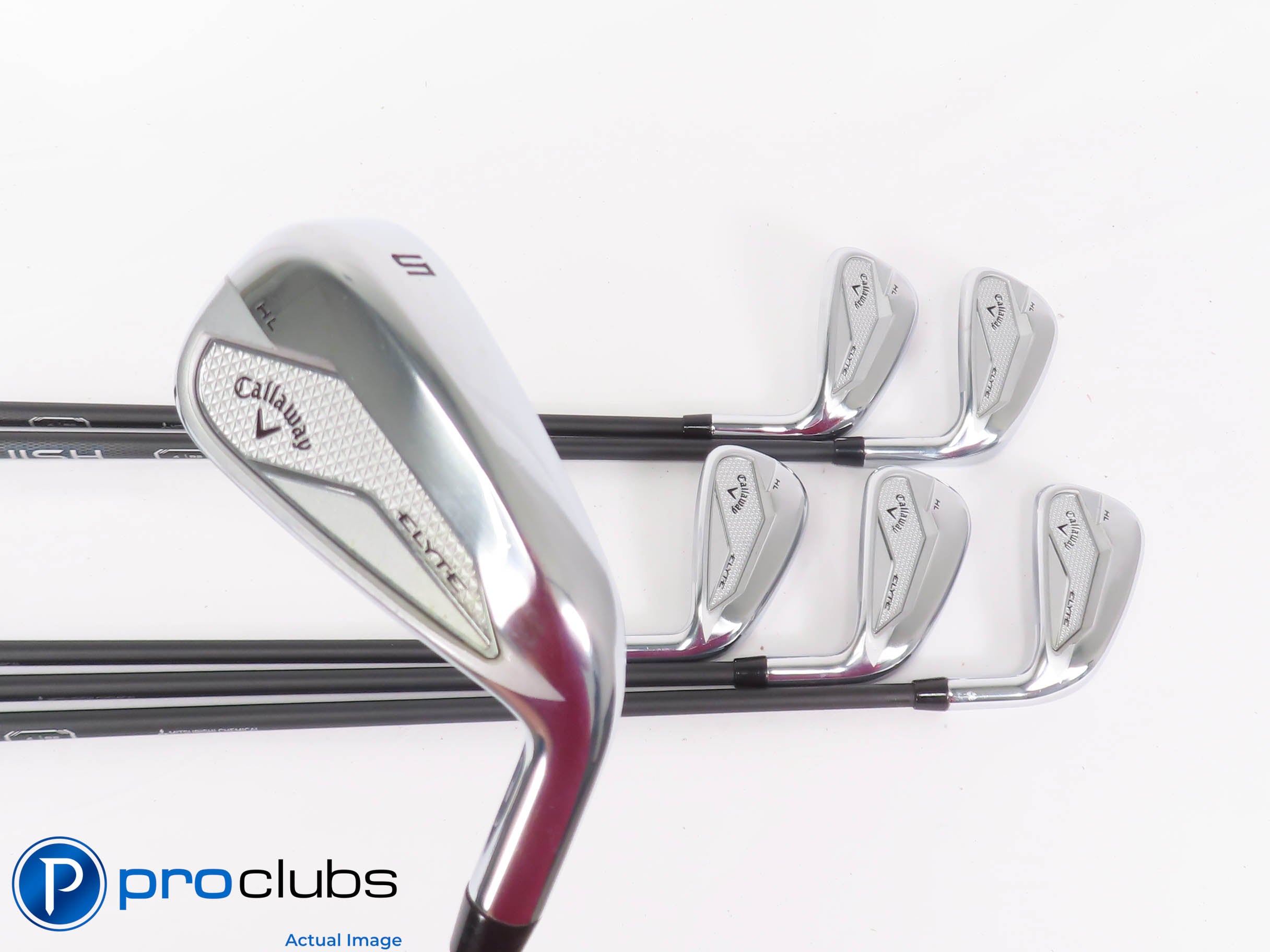 Nice Callaway ELYTE HL 5-PW IRON SET - Vanquish 4 R2 Senior Flex Graphite 447244