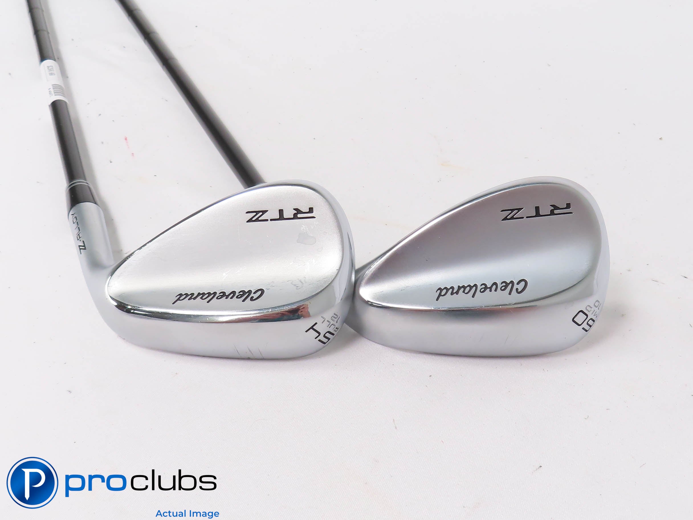 Cleveland RTZ Chrome 54*,60* Wedge Set - DG Tour Issue ONYX S400 Stiff #445472