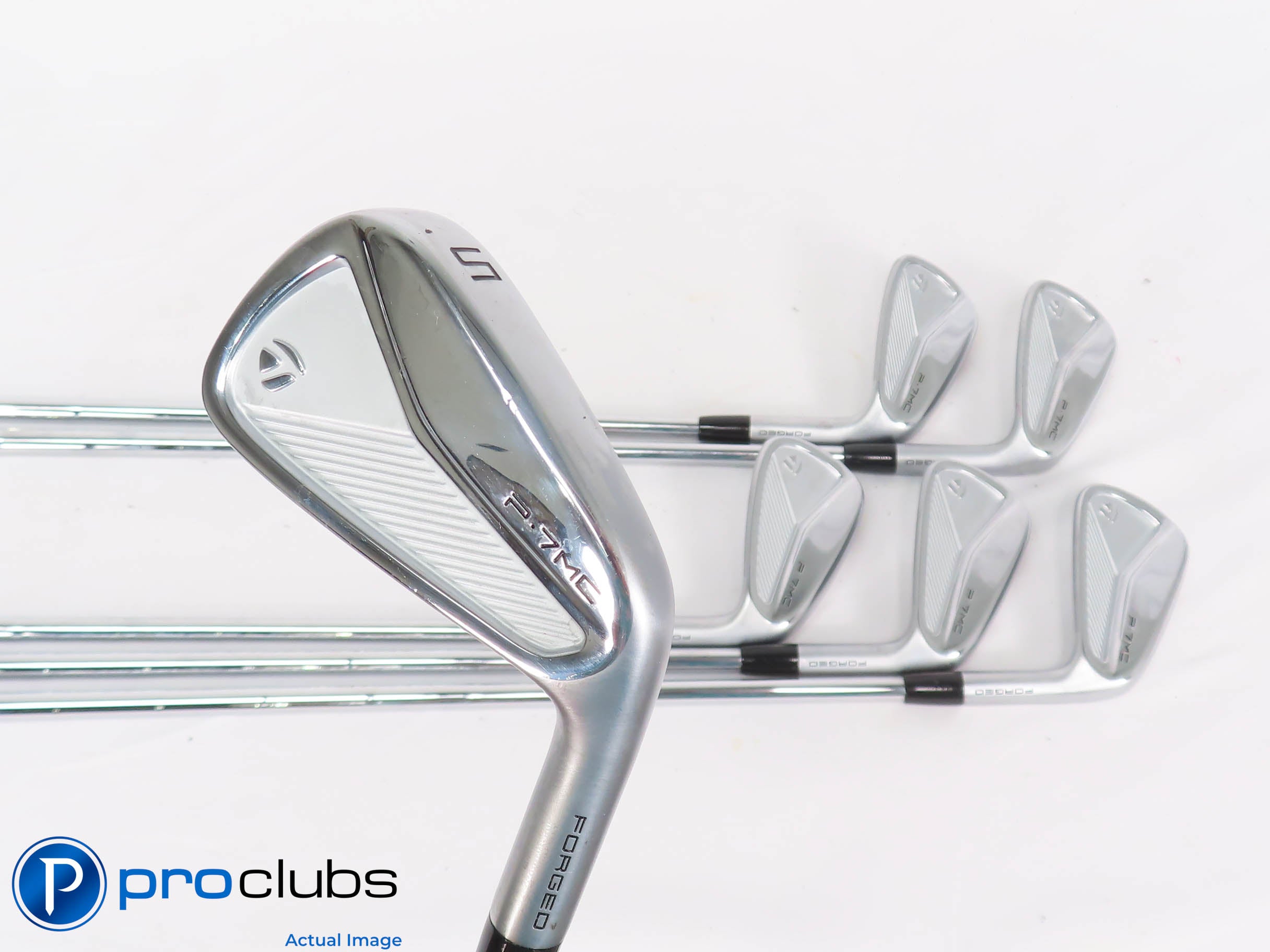 Nice Tour Issue TaylorMade '23 P-7MC 5-PW IRON SET NSPro Stiff Flex +1/2" 447825
