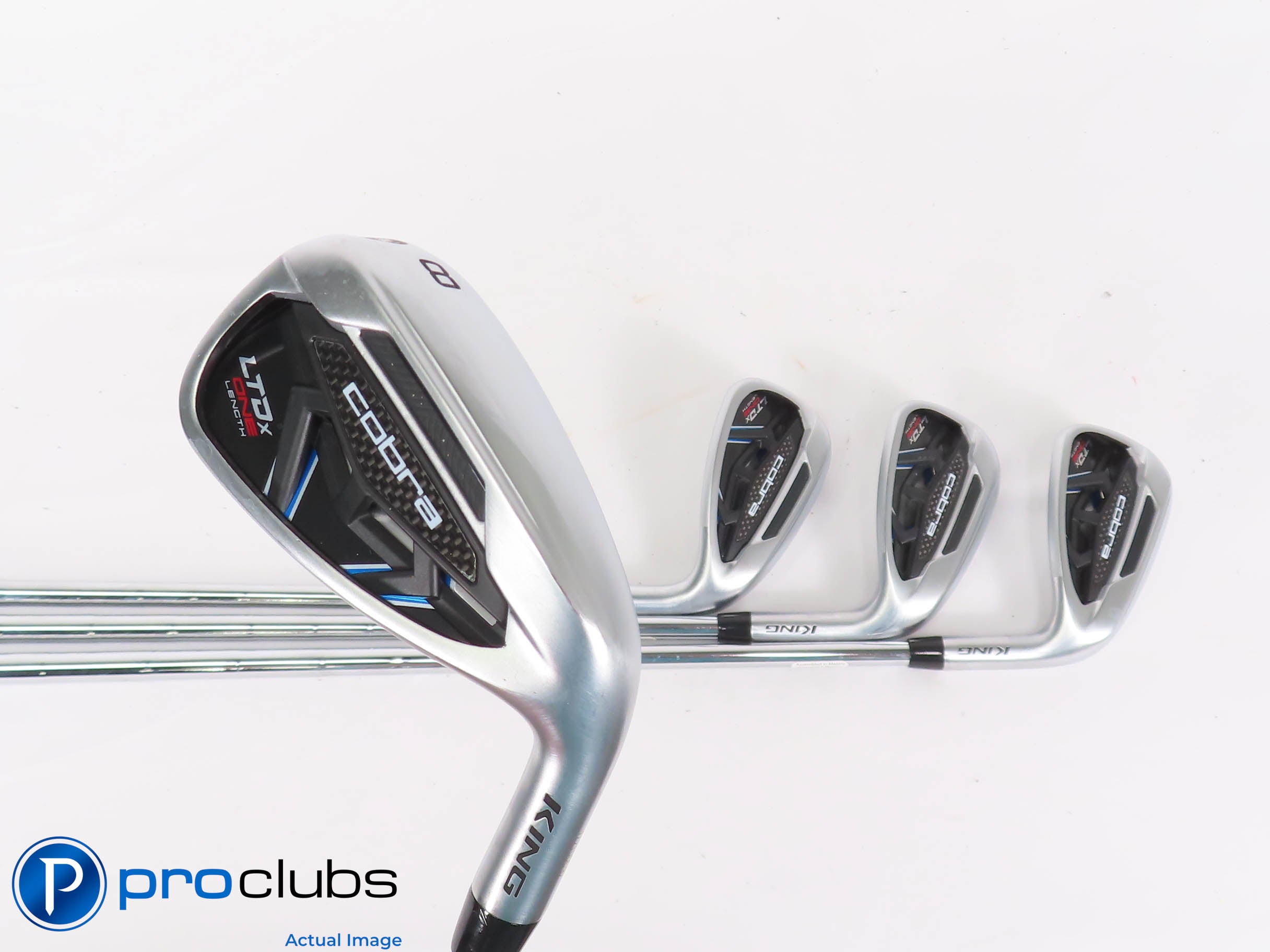 Nice Cobra KING LTDx ONE Length 8-PW,GW IRON SET - KBS Stiff Flex Steel 445718
