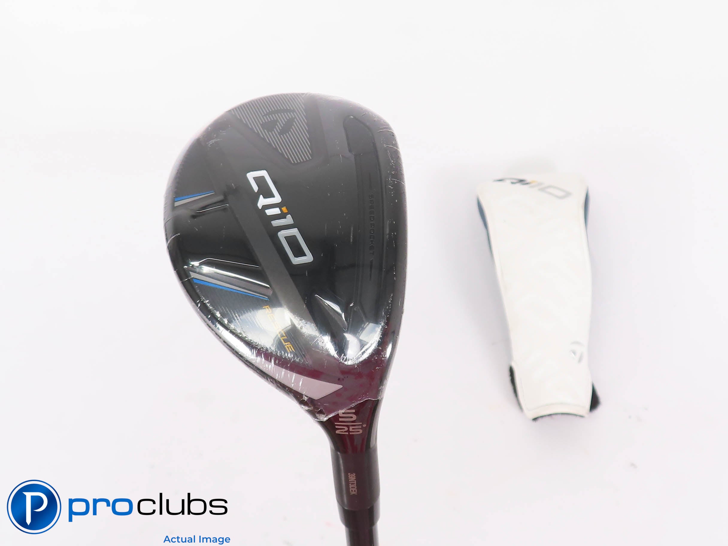 New! TaylorMade Qi10 Rescue 25* 5 Hybrid w/HC - Ventus TR 5-A Senior #448669