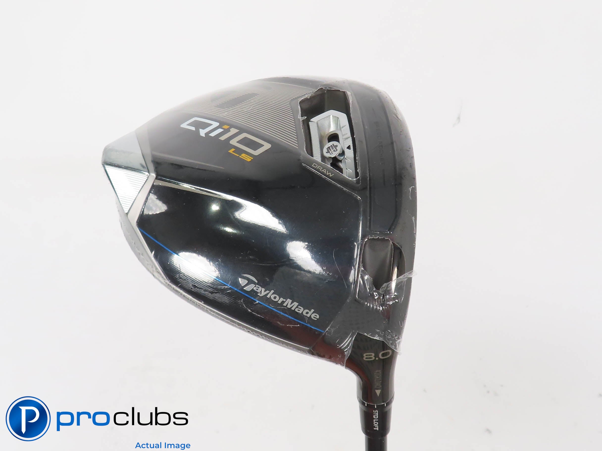 New! TaylorMade Qi10 LS 8* Driver - Mitsubishi Kai'li Blue 60 Stiff Flex #448668