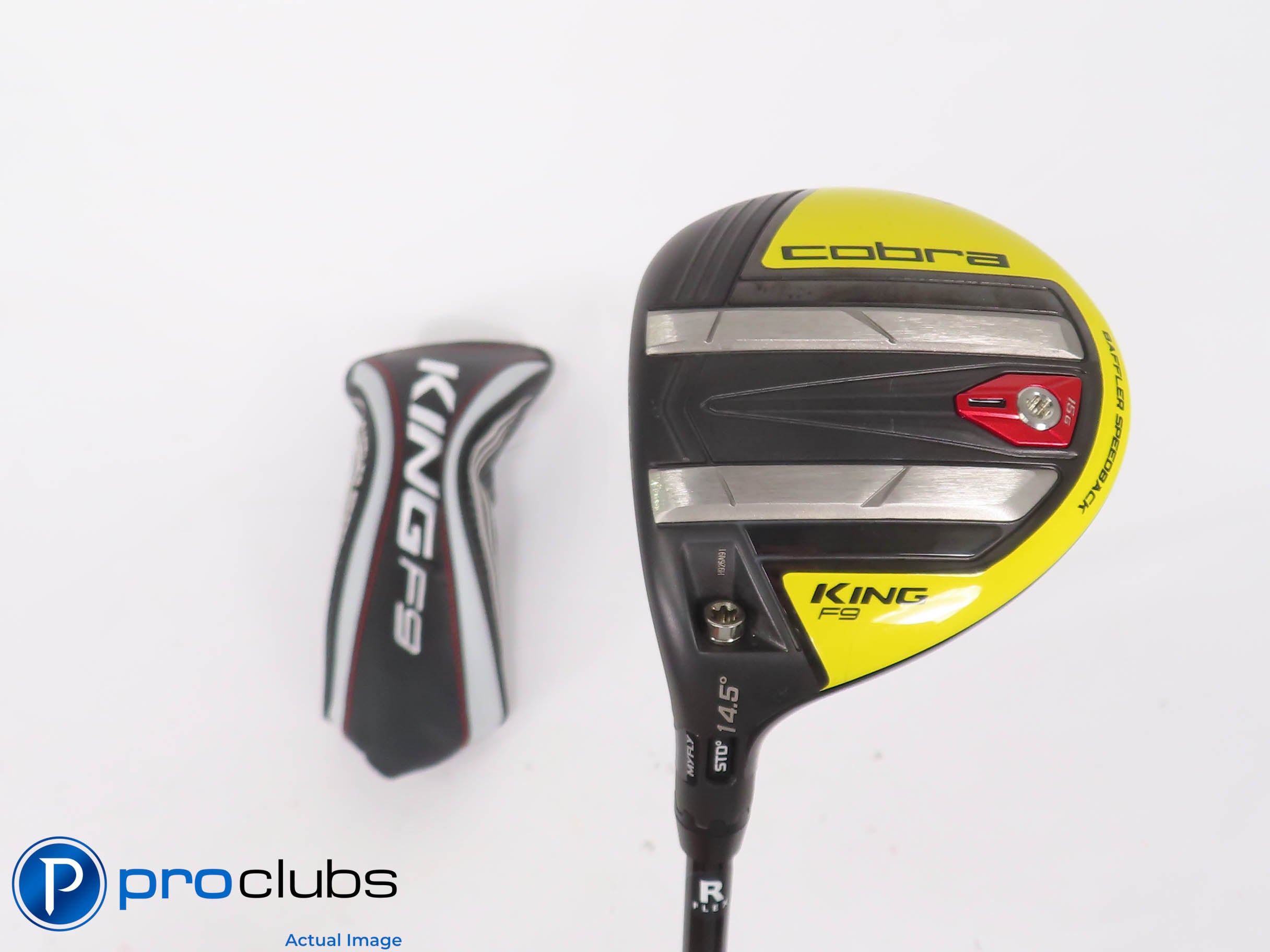 Left Handed Cobra KING F9 14.5* 3 Wood w/HC - Fujikura Atmos 7R Regular #448773
