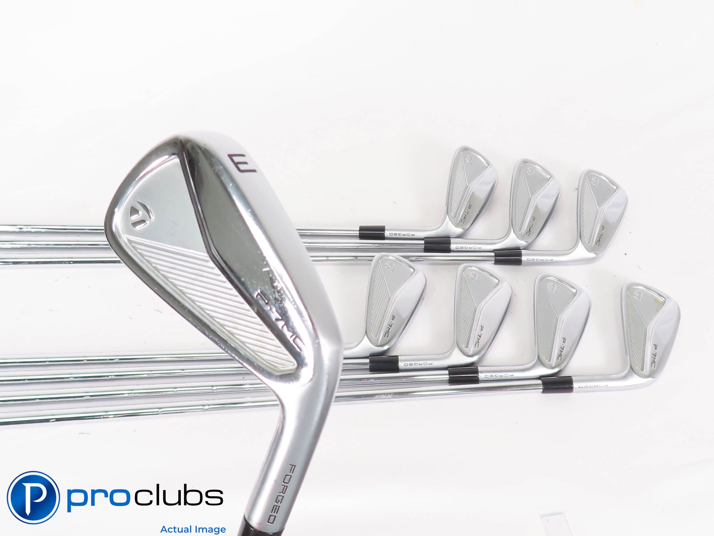 Nice TaylorMade '23 P-7MC 3-PW IRON SET - KBS Tour Stiff Flex Steel +1/2" 448671