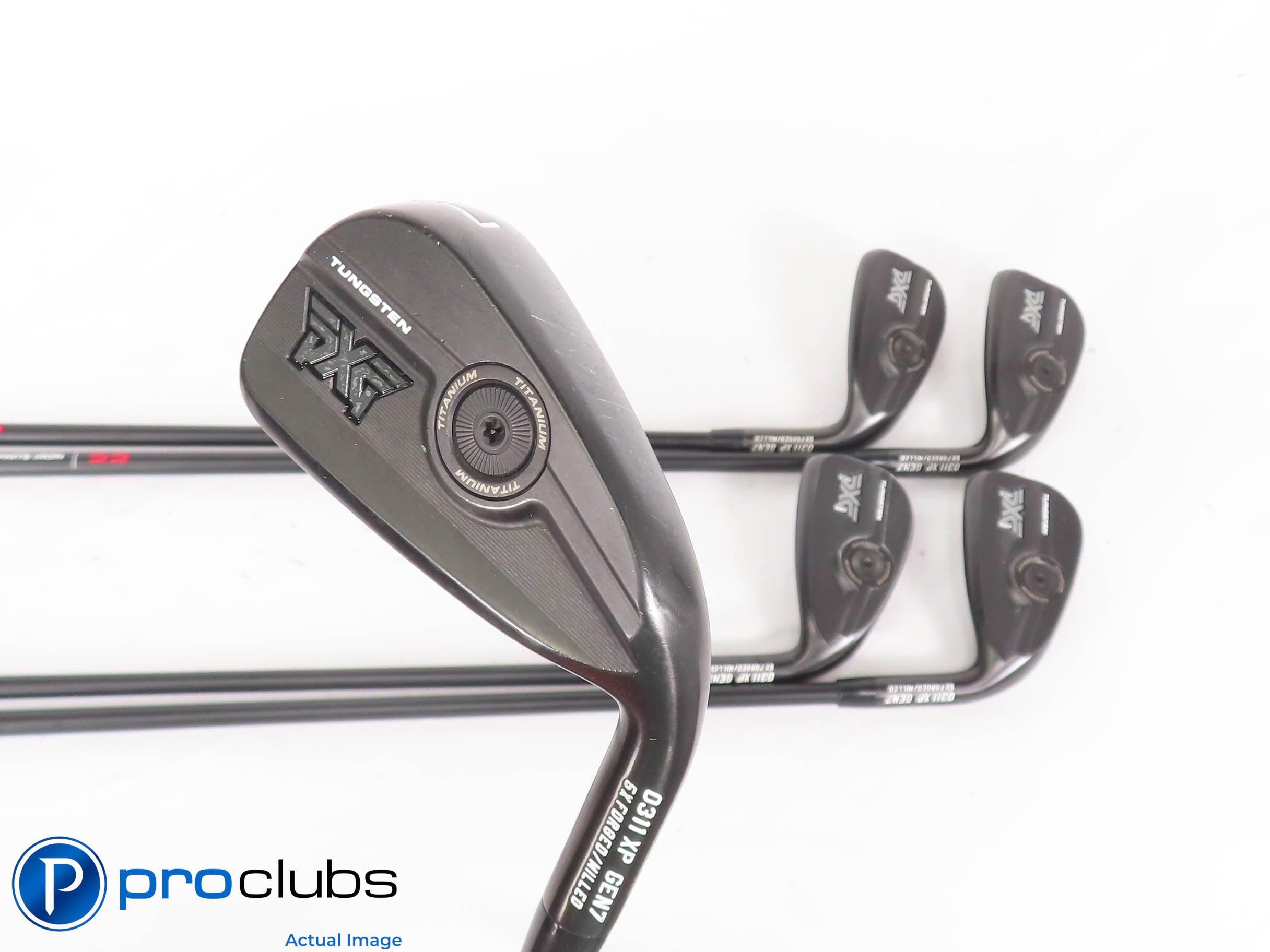 PXG 0311XP Gen7 7-PW, GW Black Iron Set - KBS MAX 55g Senior Flex - 445681