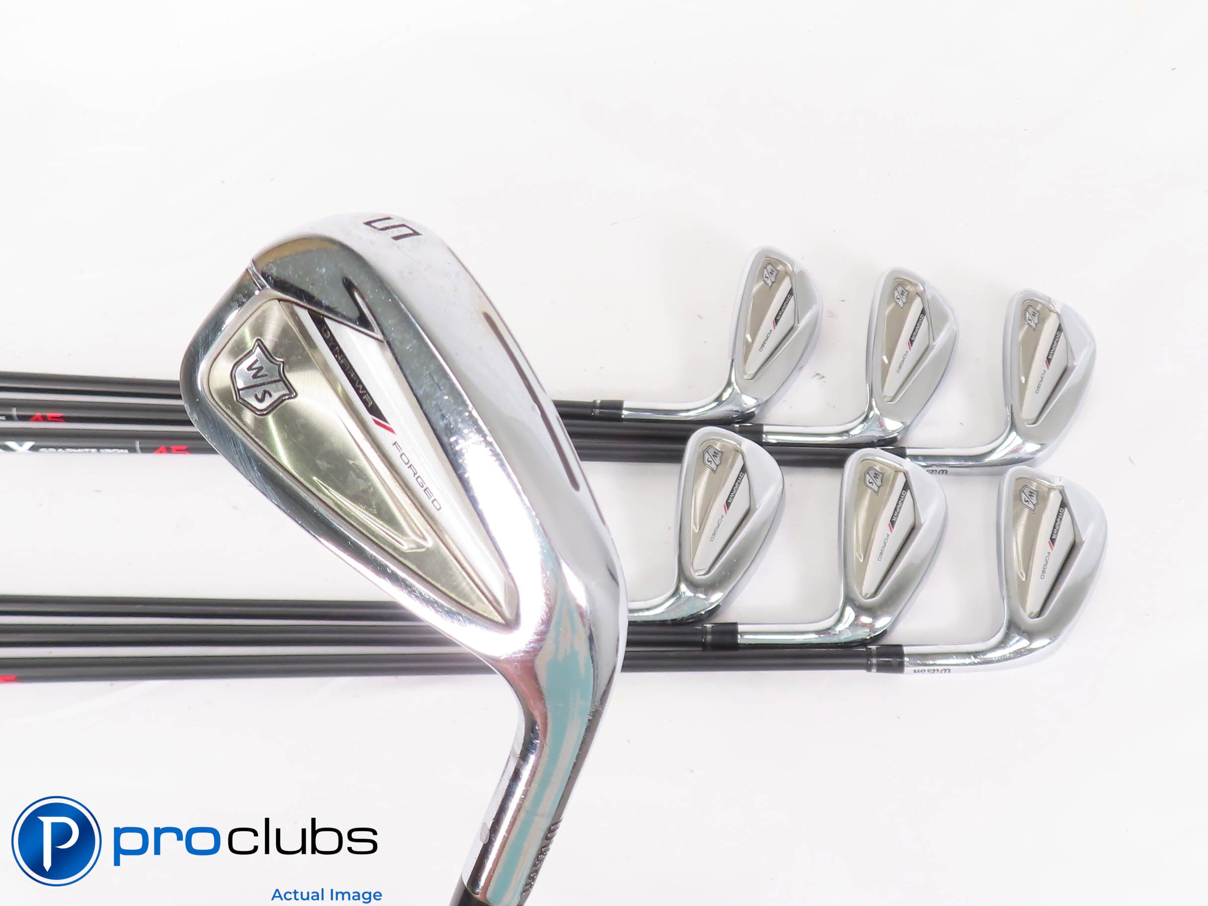 Ladies Wilson DYNAPWR Forged 5-PW, GW Iron Set - KBS MAX 45g Ladies - 445696
