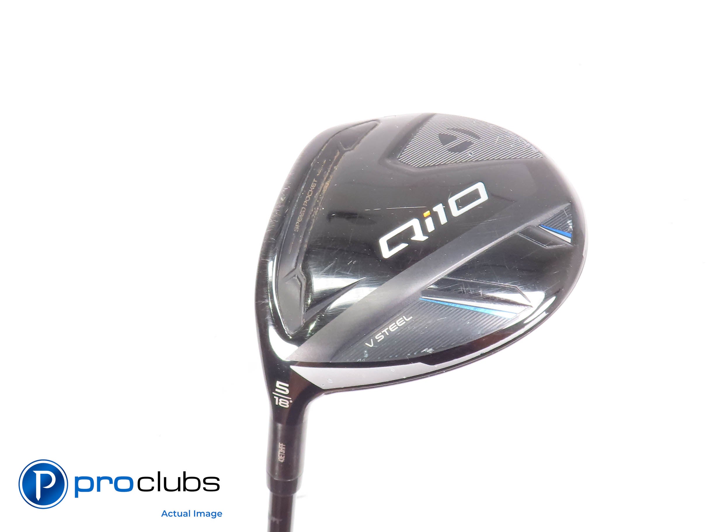 Left Handed TaylorMade Qi10 18* 5 Wood - Fujikura Ventus TR Blue Regular #449833