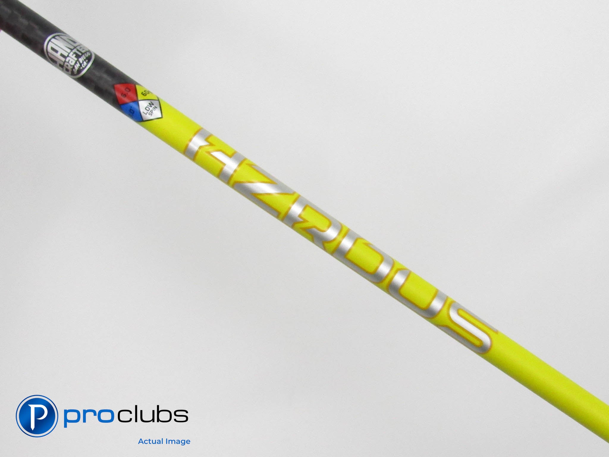 Hand Crafted Project X HZRDUS Yellow 60 Stiff Driver Shaft-TaylorMade Tip 449121