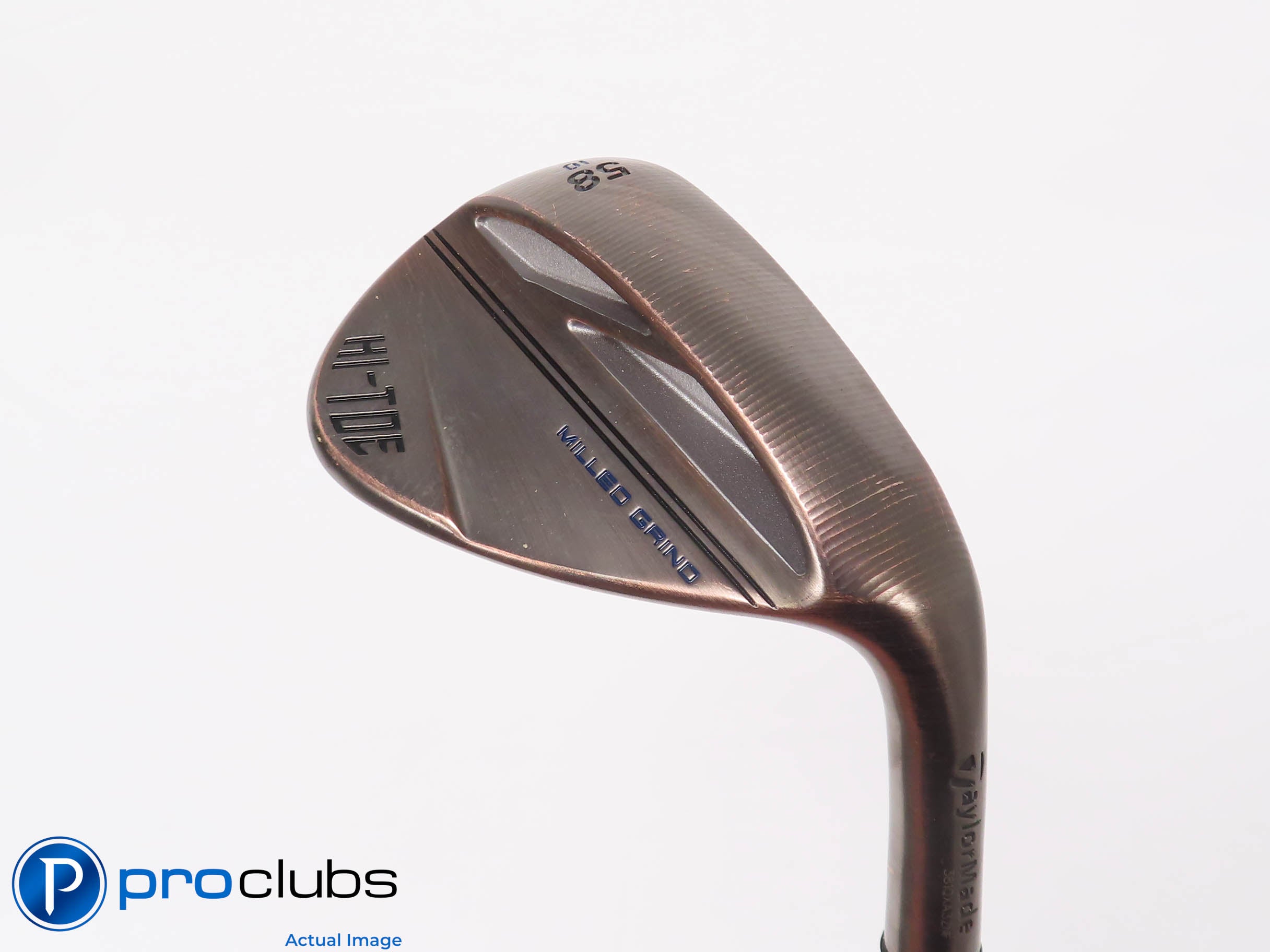 Nice TaylorMade Milled Grind HI-TOE3 58*(10*) WEDGE - Spinner Wedge Flex 450256