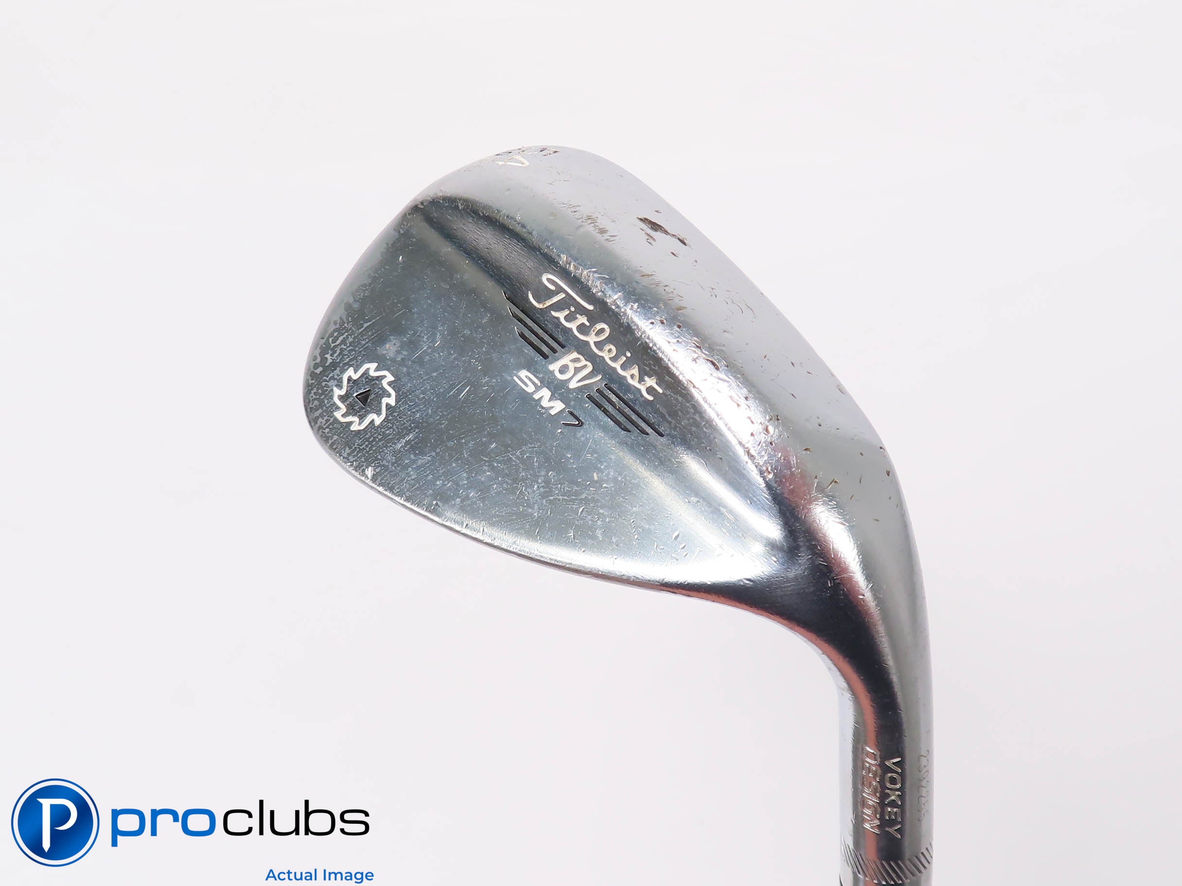 Titleist Vokey SM7 Chrome 54*(10*) WEDGE S-Grind - Vokey Wedge Flex 449830