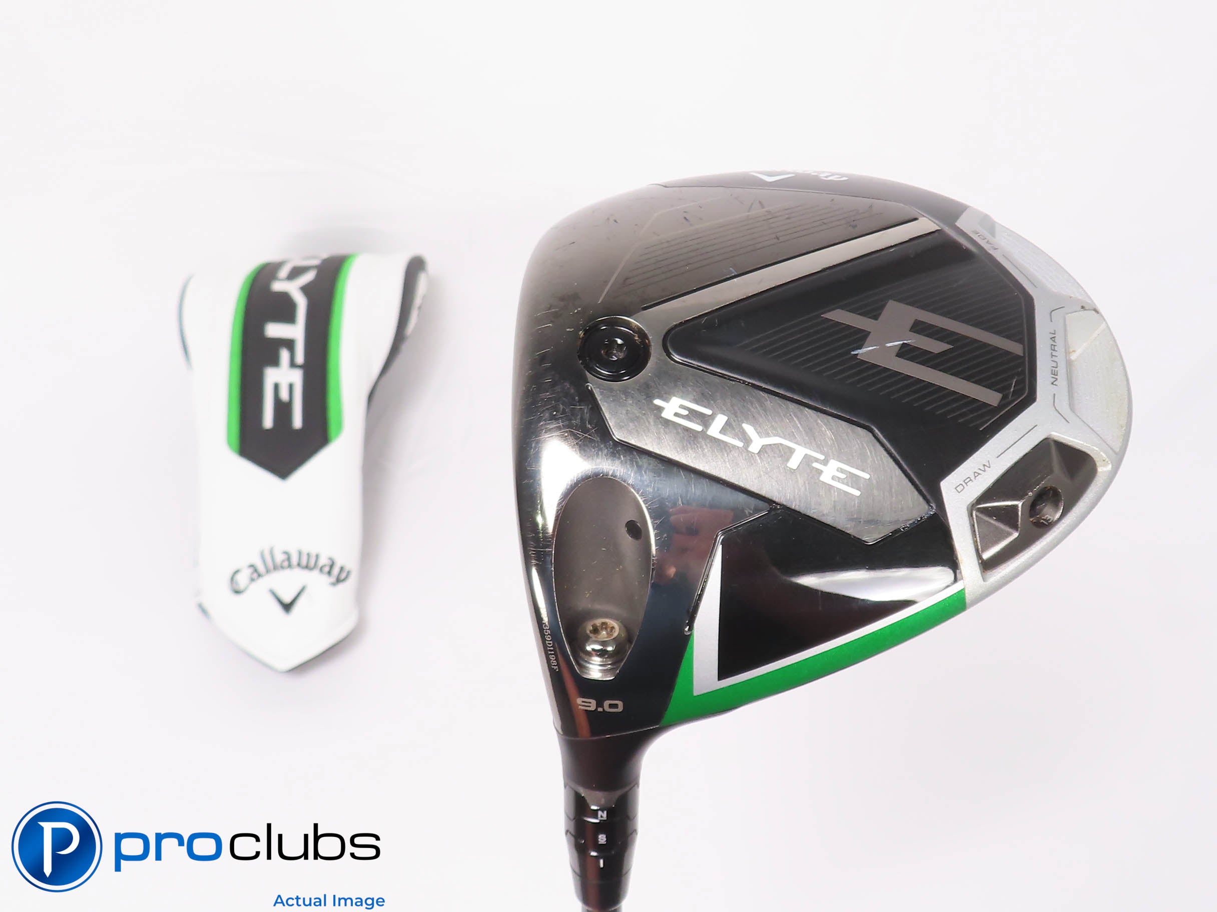 Left Handed Callaway ELYTE 9* Driver w/ HC - Denali 60g 6.0 Stiff Flex - 450581