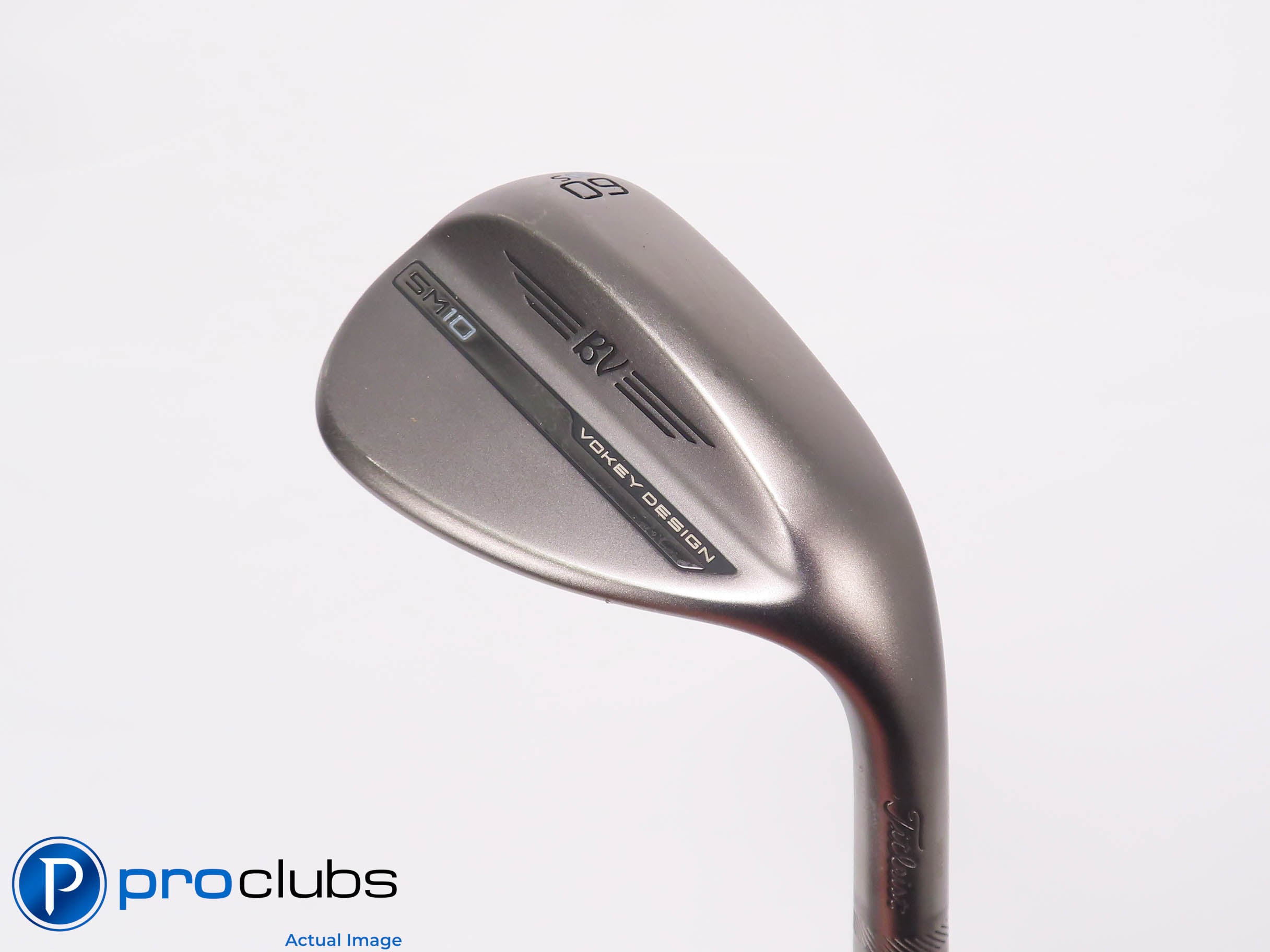 Titleist Vokey SM10 Brushed Nickel S-Grind 60*(10*) Wedge - Wedge Flex - 449694