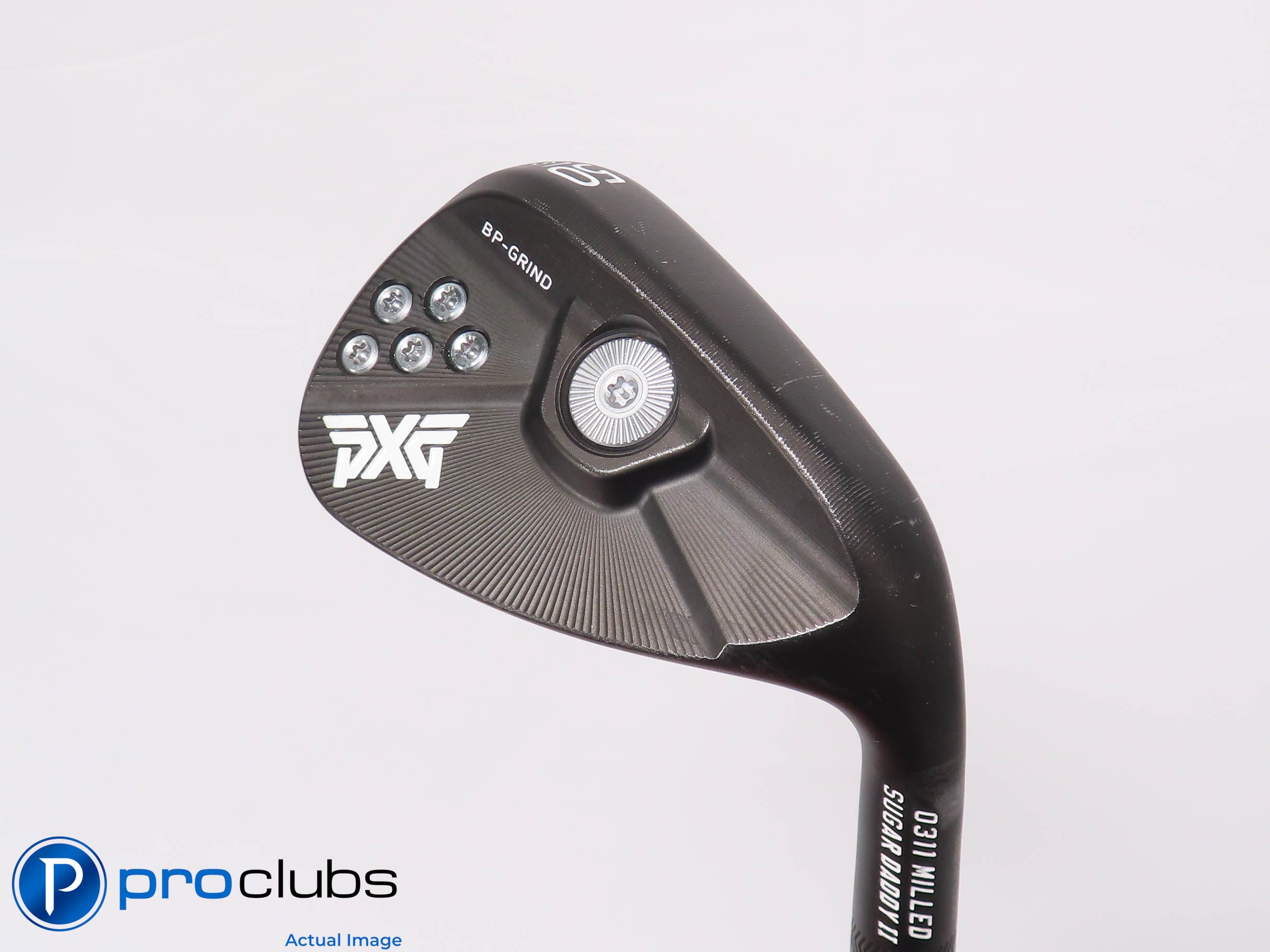 Nice PXG 0311 Milled Sugar Daddy II Black BP-Grind 50*(13*) Wedge - Stiff 450201