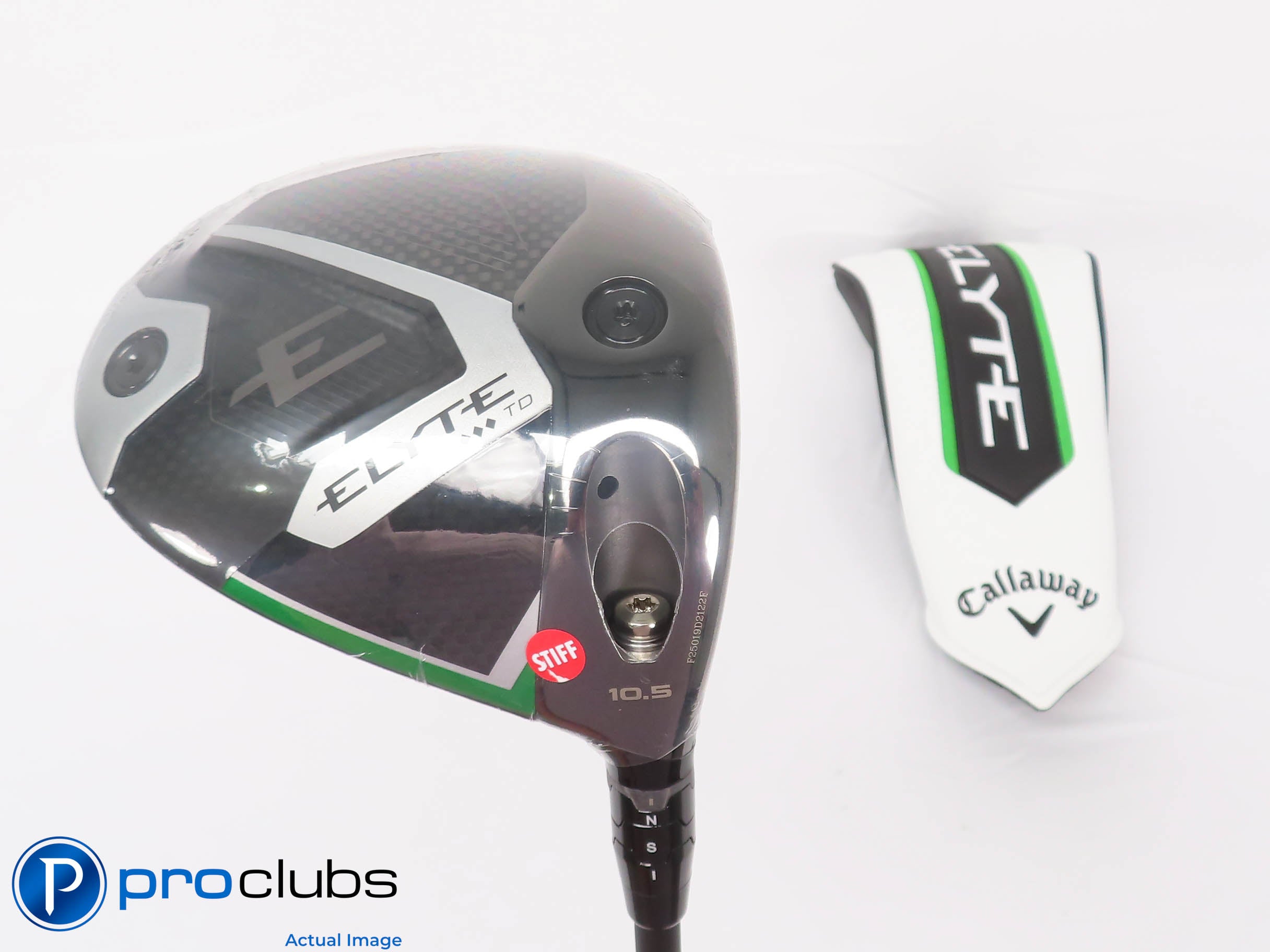 New! Callaway ELYTE Triple Diamond TD 10.5* Driver w/HC - 1K Black Stiff #450763