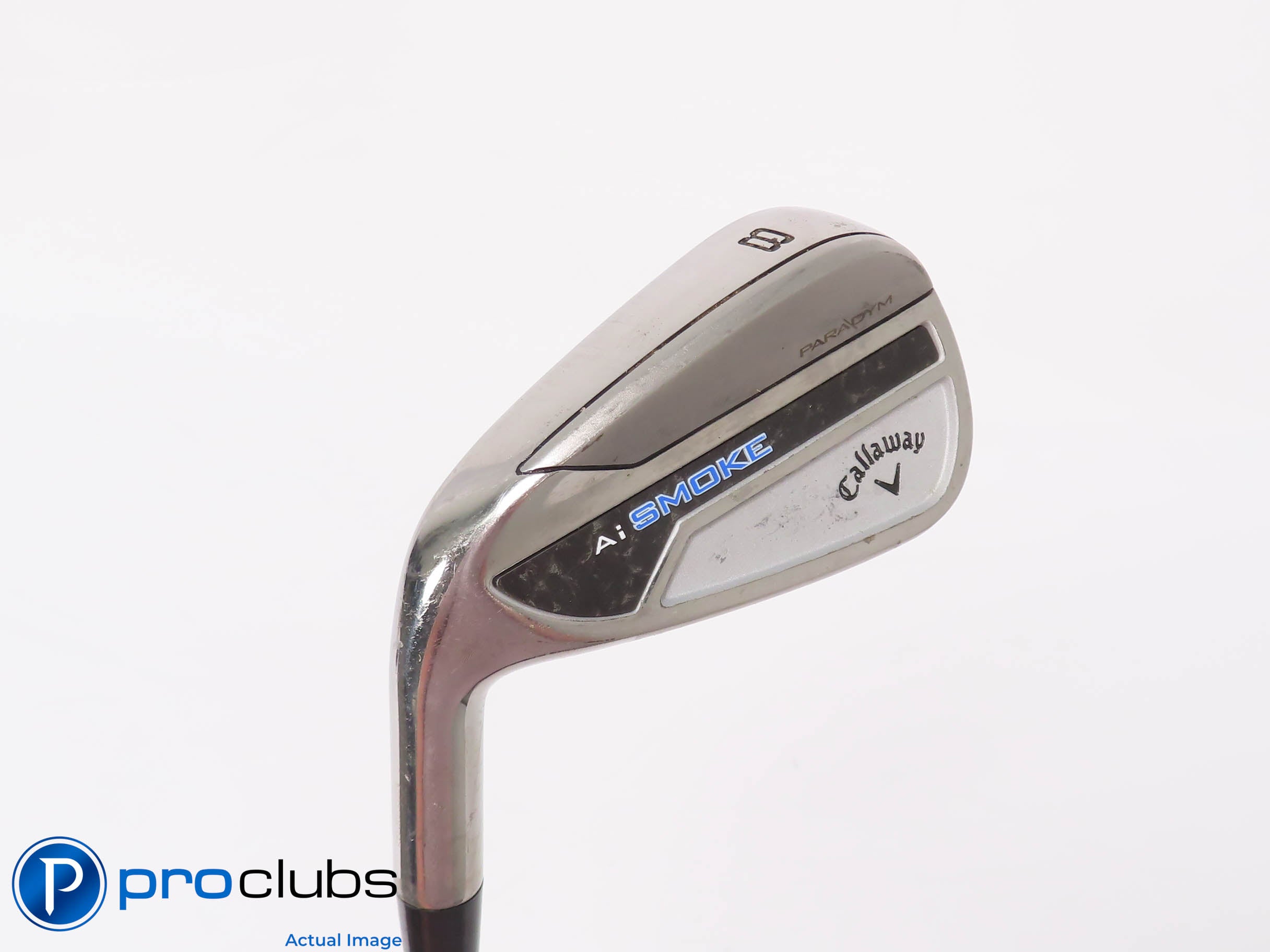 Left Handed Callaway Ai Smoke 8 Iron - Elevate MPH 95g Regular Flex - 450701