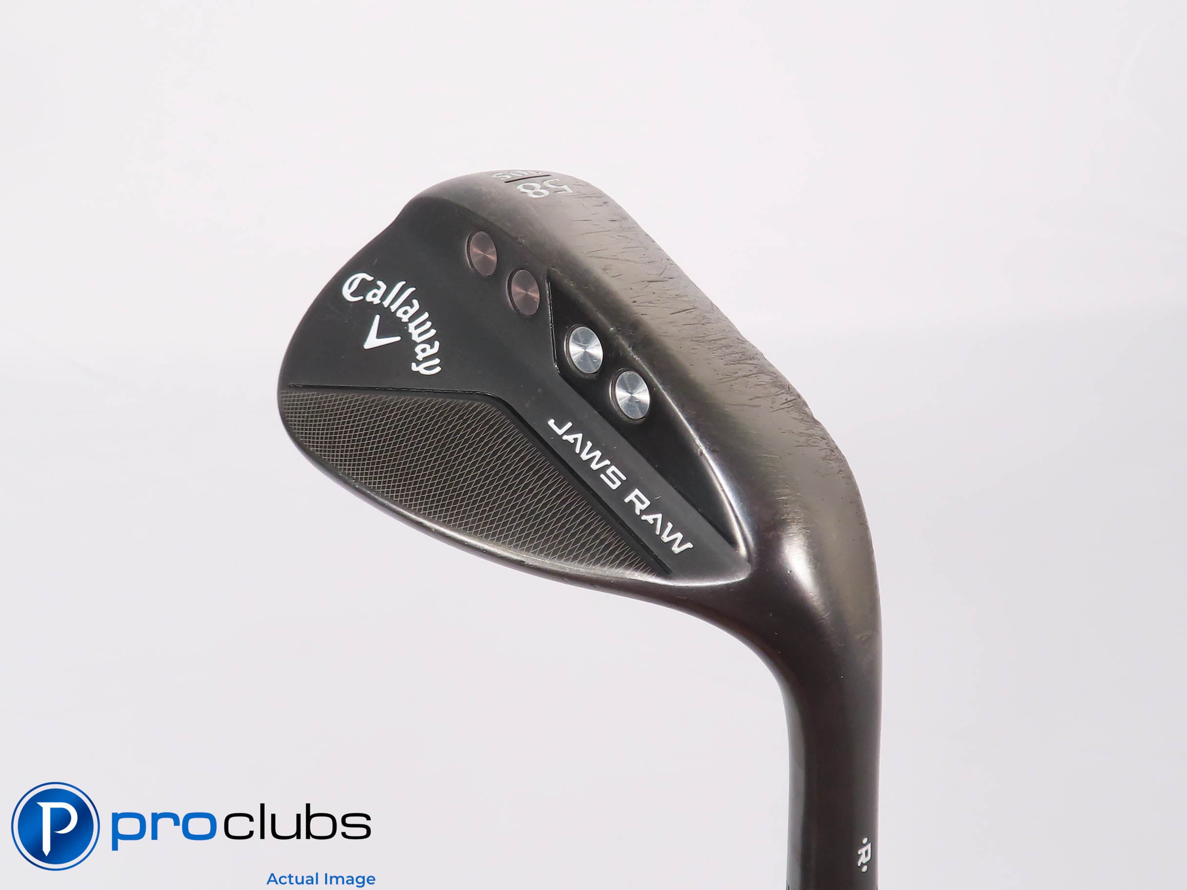Callaway JAWS RAW 58*(10*) Black Wedge S-Grind - DG Spinner Wedge #450629