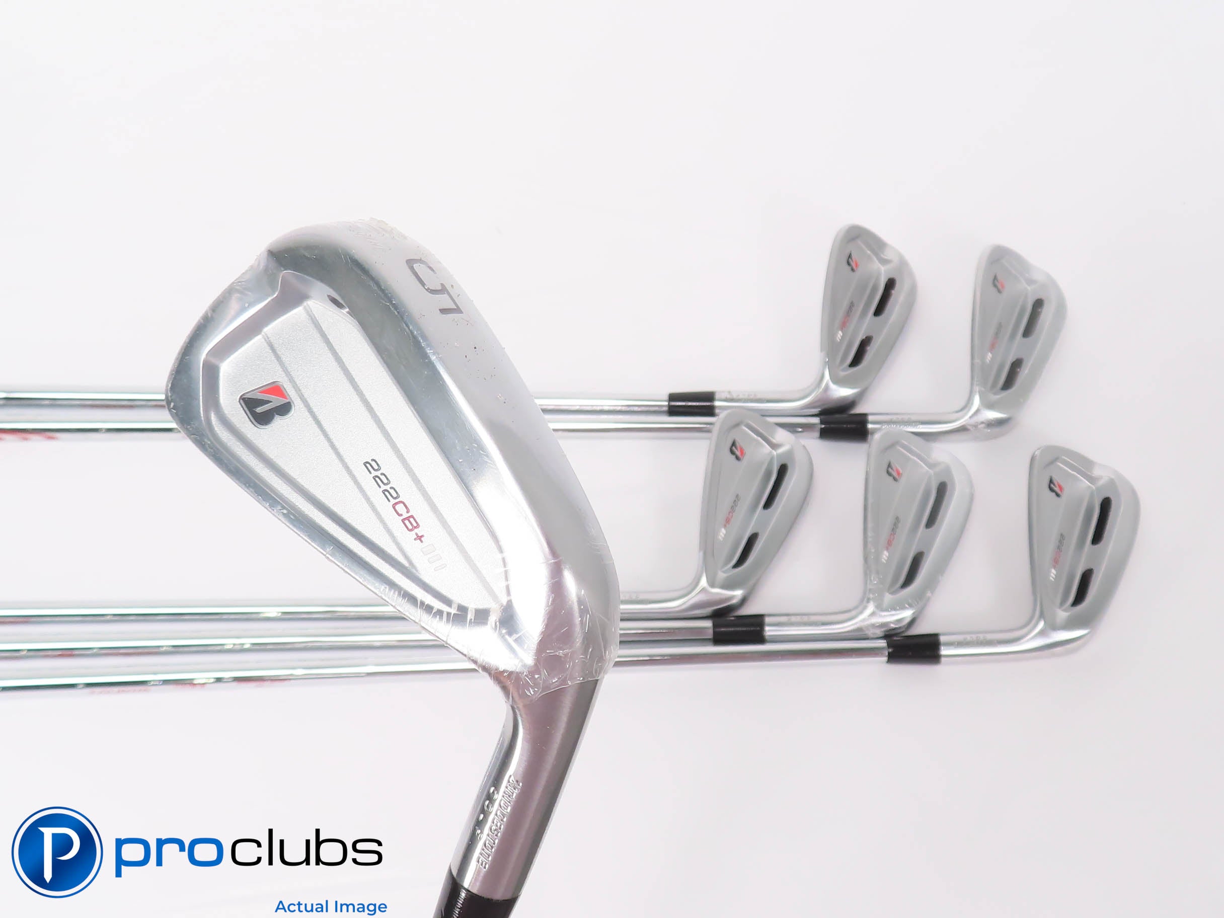 Mint Bridgestone 222 CB+ 5-PW IRON SET - Modus 115 Stiff Flex Steel +1/2" 450372