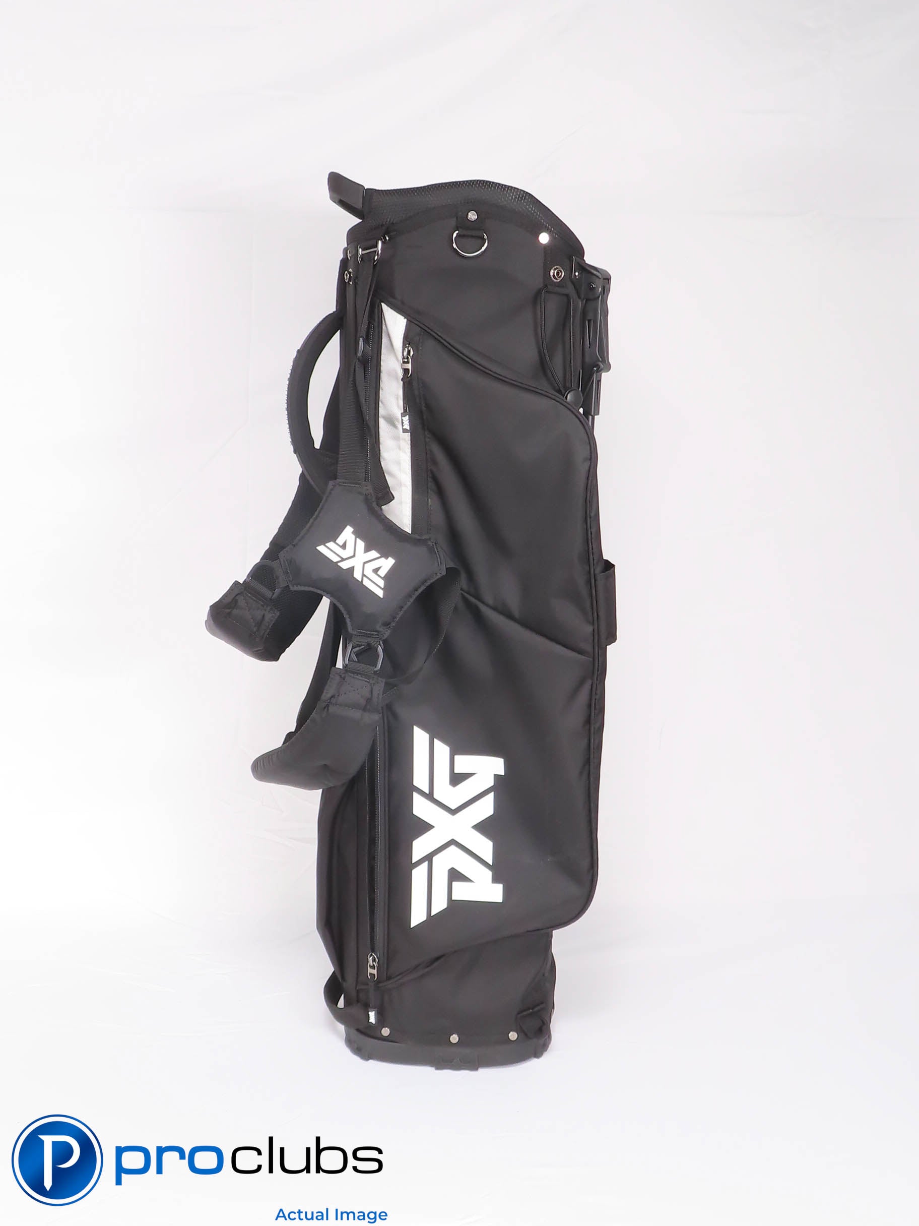 Nice PXG Minimalist Carry / Stand Golf Bag w/Double Straps - Black 449933