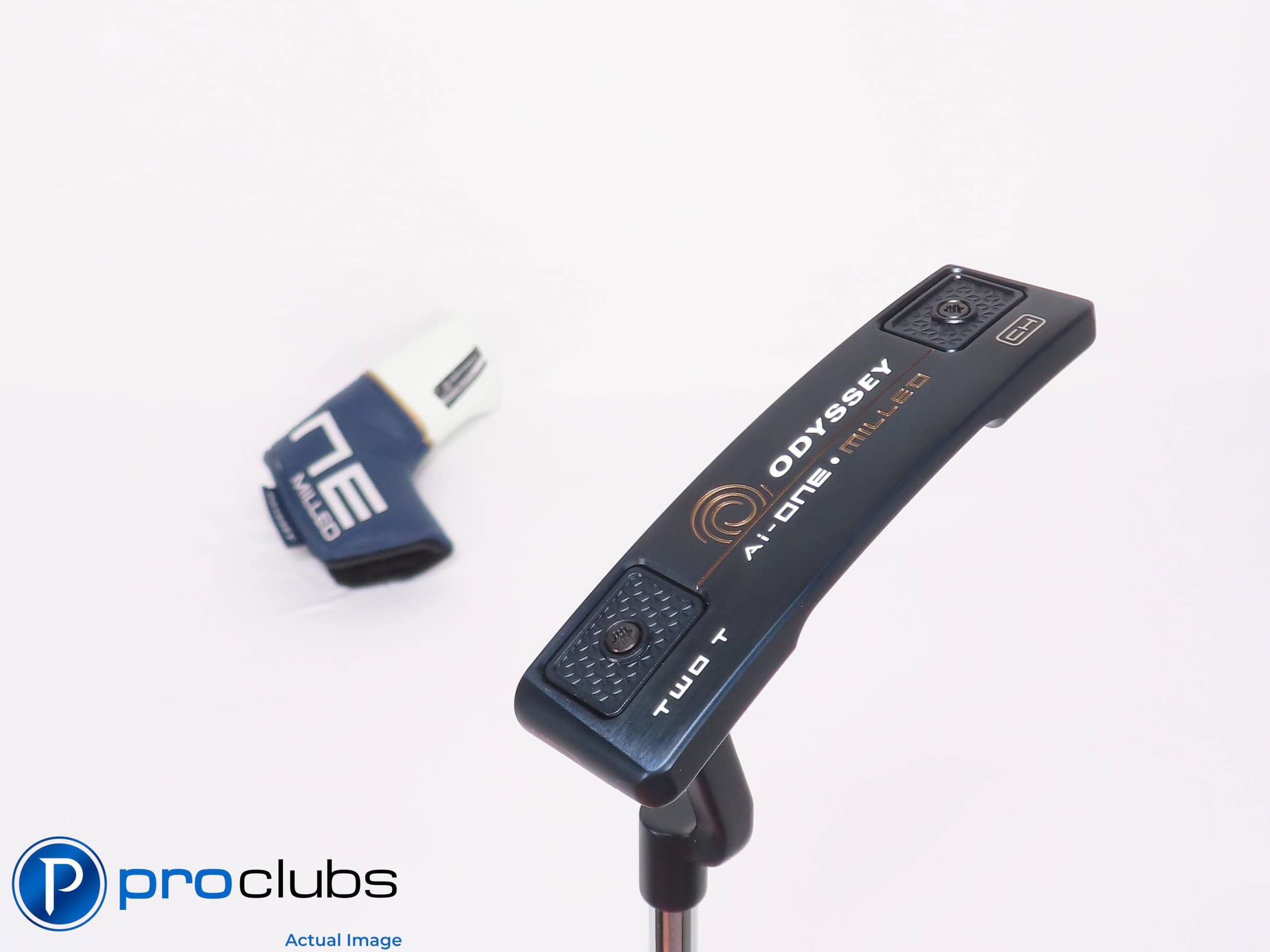 Mint Left Handed Odyssey Ai-ONE Milled TWO T CH 35" PUTTER w/Cover 450671