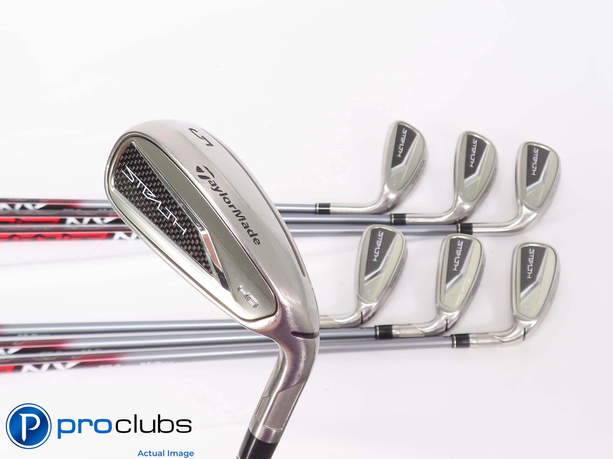 Nice TaylorMade STEALTH HD 5-PW,AW IRON SET Speeder Senior Flex Graphite 449981