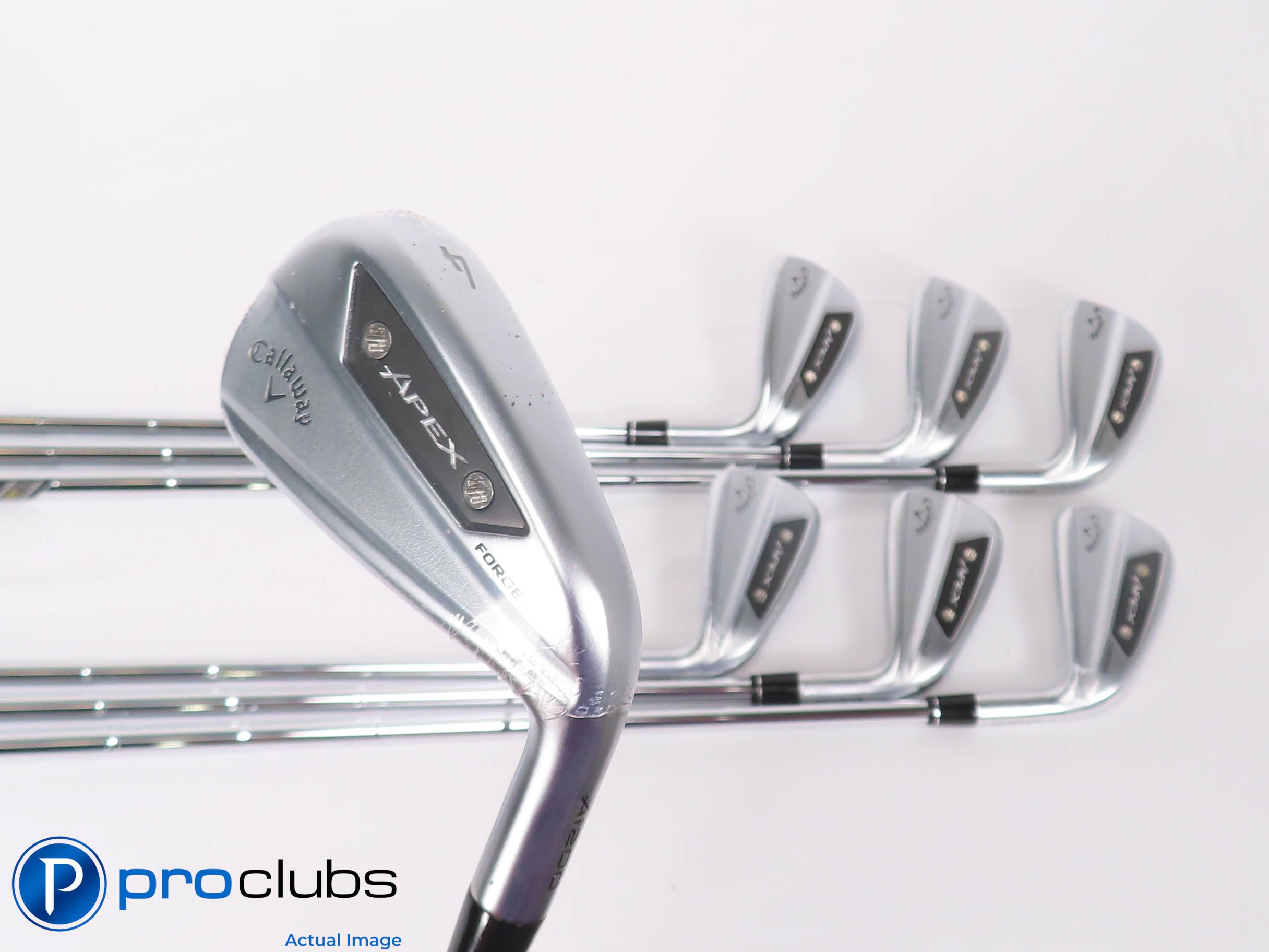 Mint Callaway '24 APEX Ai200 4-PW IRON SET - DG MID 100 Stiff Flex Steel 450376