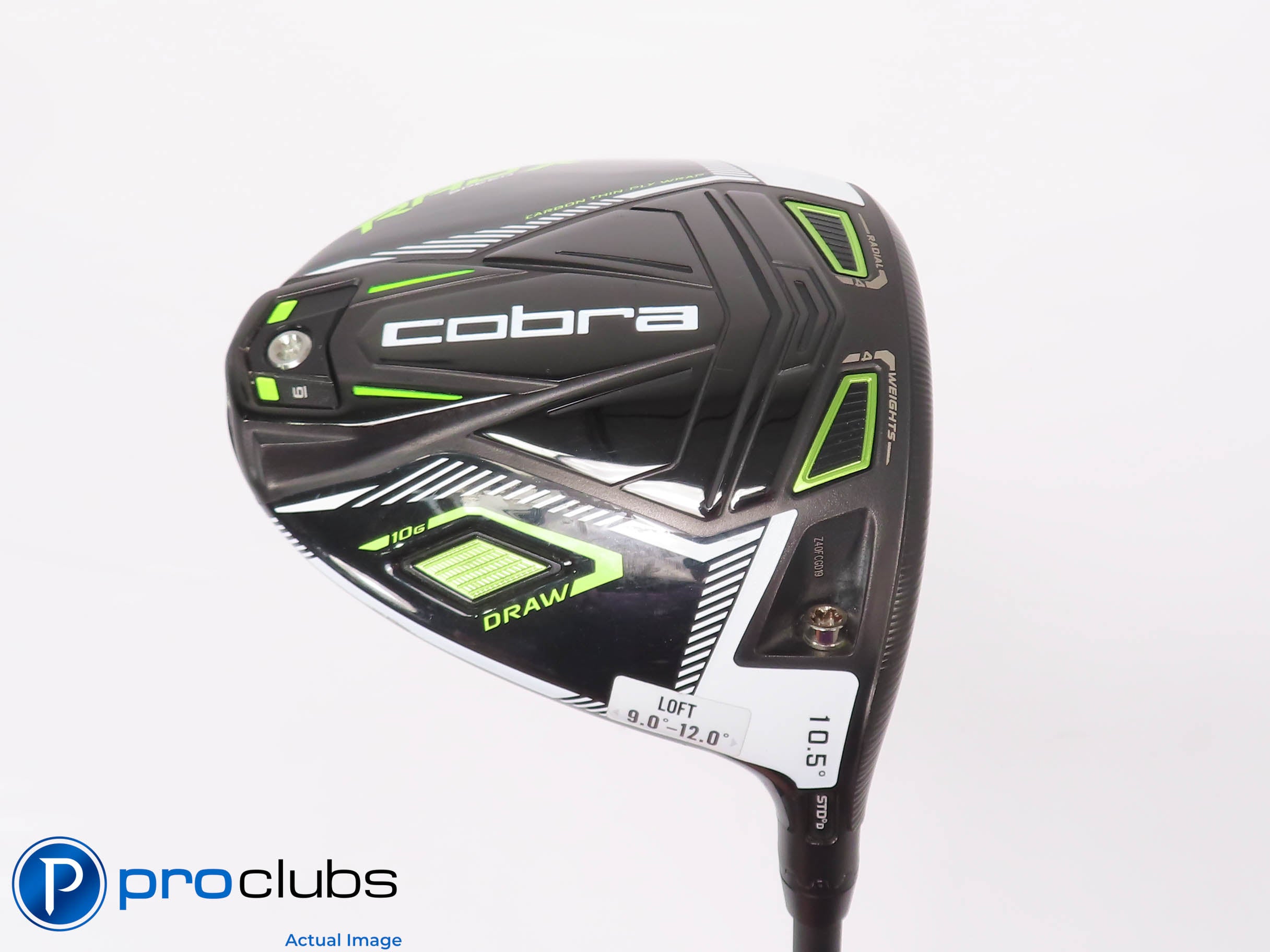 Cobra RADSpeed XD 10.5* Driver - Fujikura Motore X F3 6-S Stiff Flex - 450770