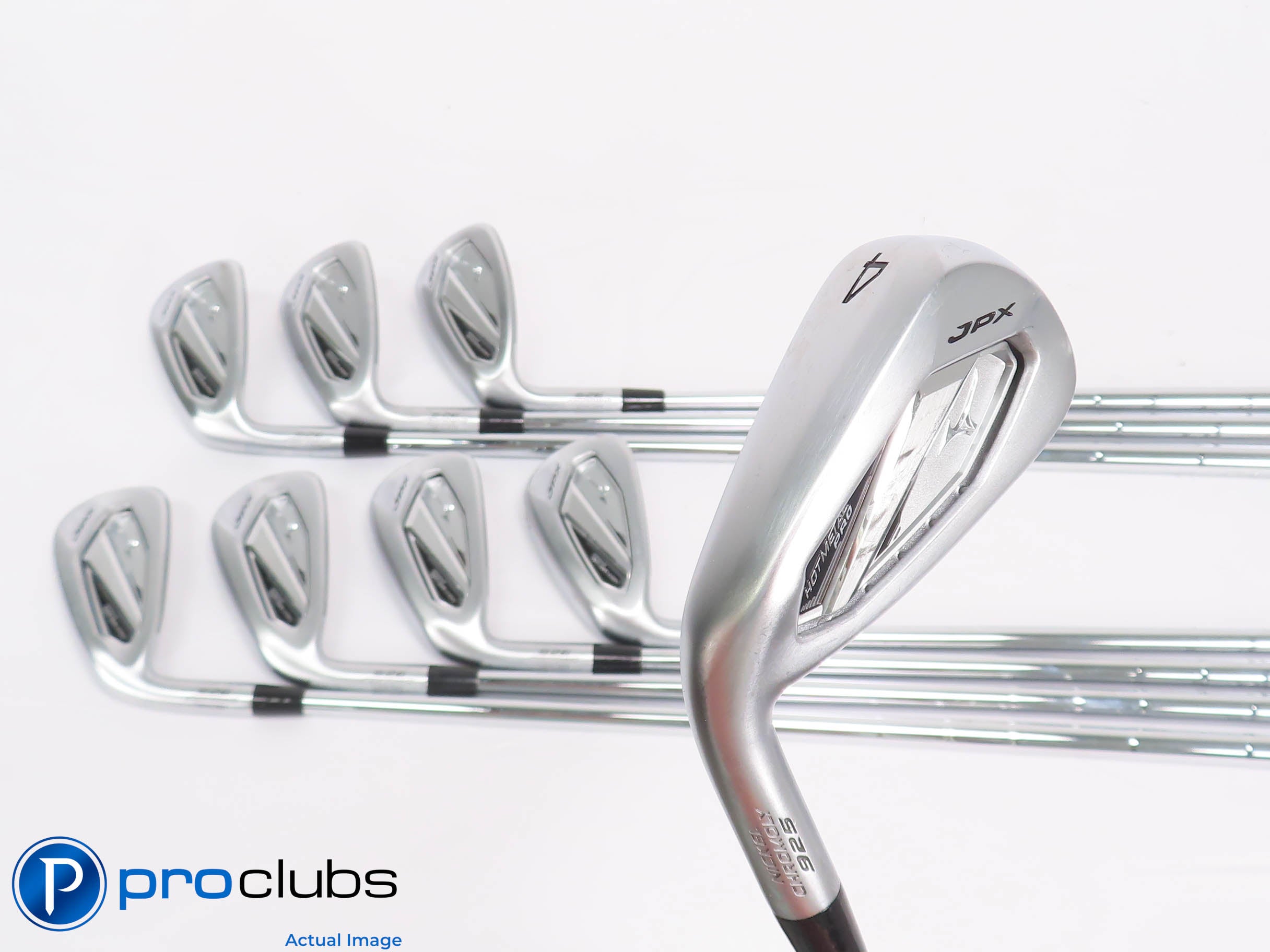 Nice Left Handed Mizuno JPX925 Hot Metal Pro 4-PW,GW IRON SET Stiff Flex 448999