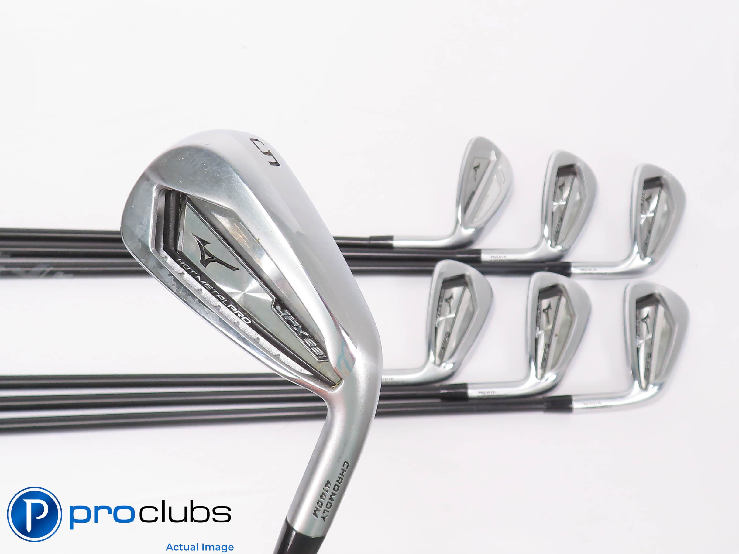 Mizuno JPX921 Hot Metal Pro 5-PW,GW IRON SET - Regular Flex Steel +1/2" 450210