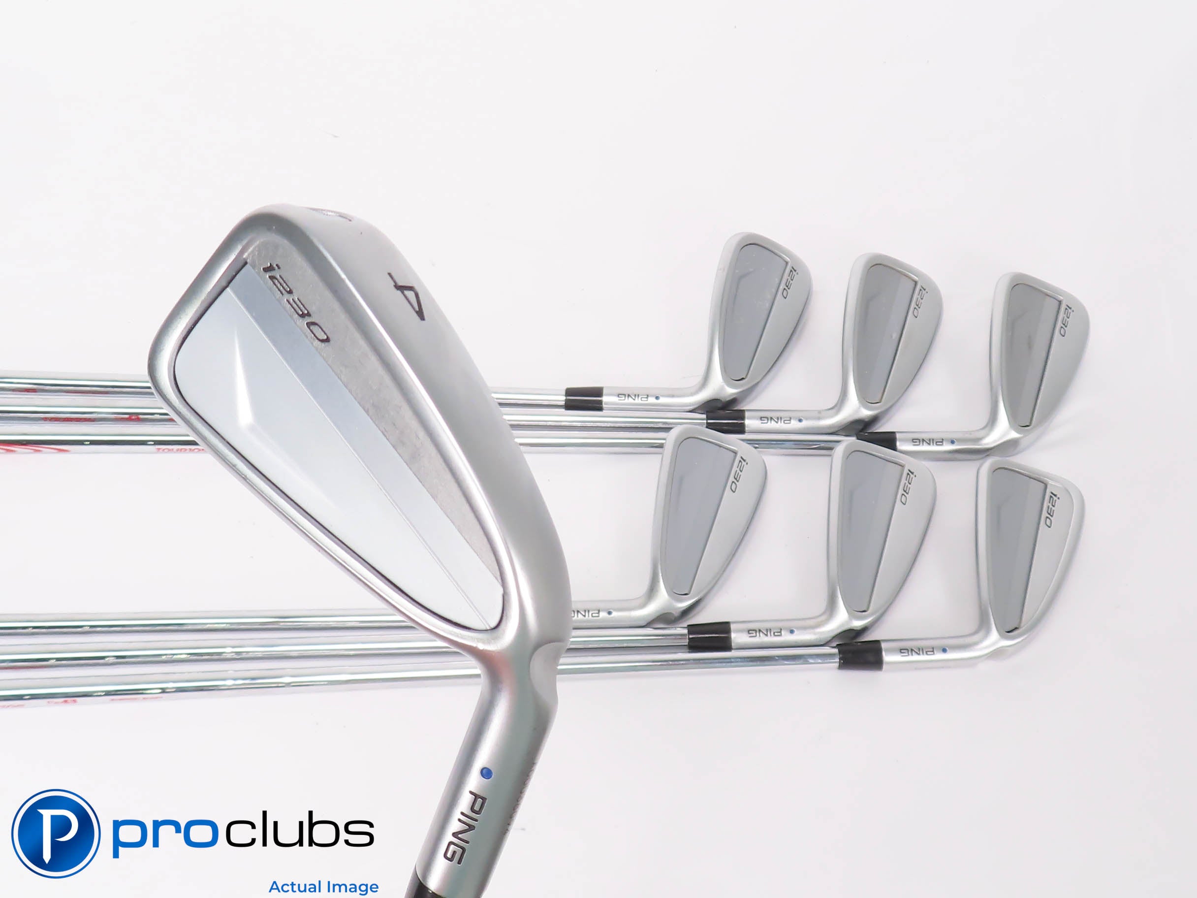 Nice Ping i230 4-PW IRON SET Blue Dot - Modus Tour 105 Stiff Flex Steel 450164