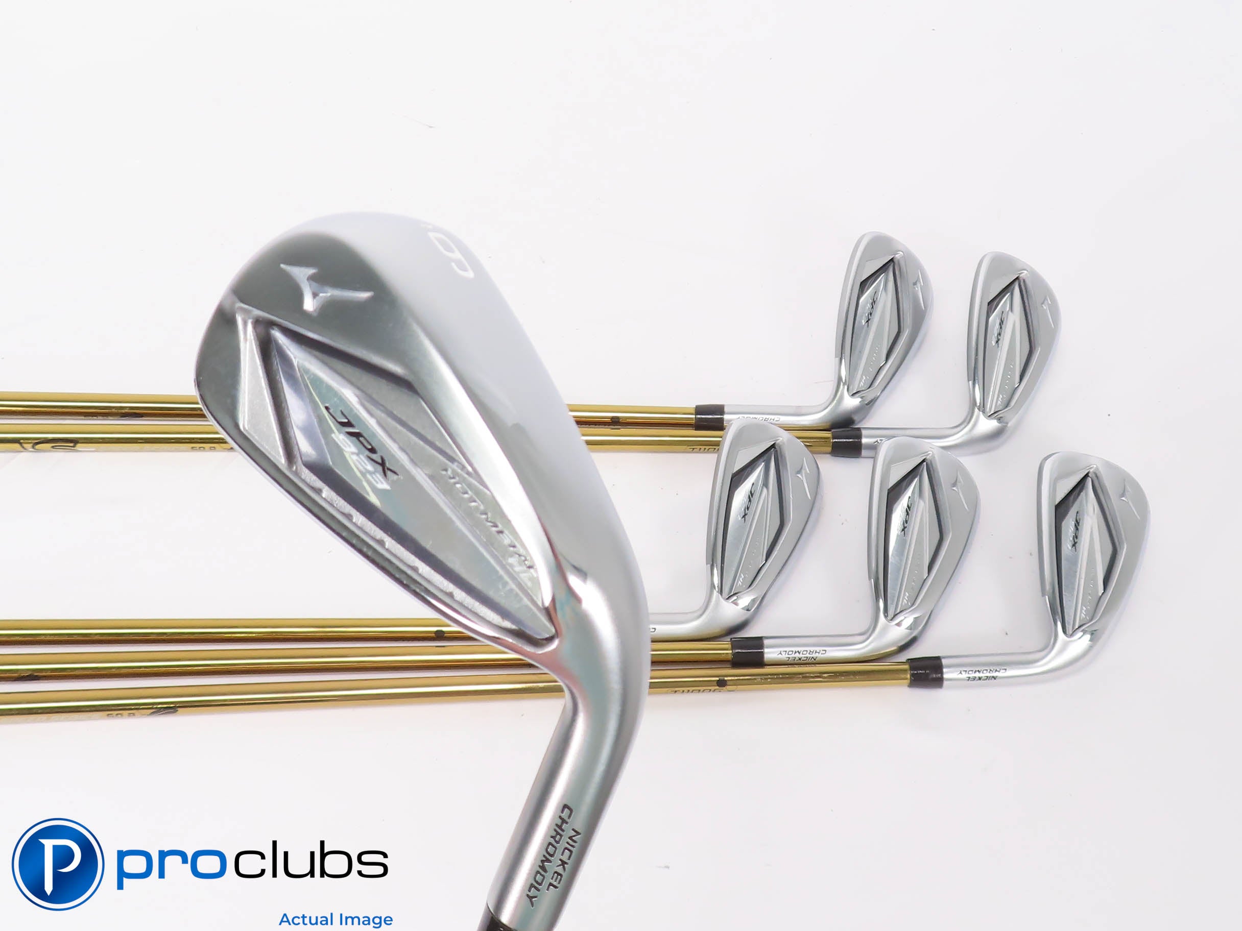 Nice Mizuno JPX923 Hot Metal HL 6-PW,GW IRON SET Regular Flex Graph +1.5" 450885