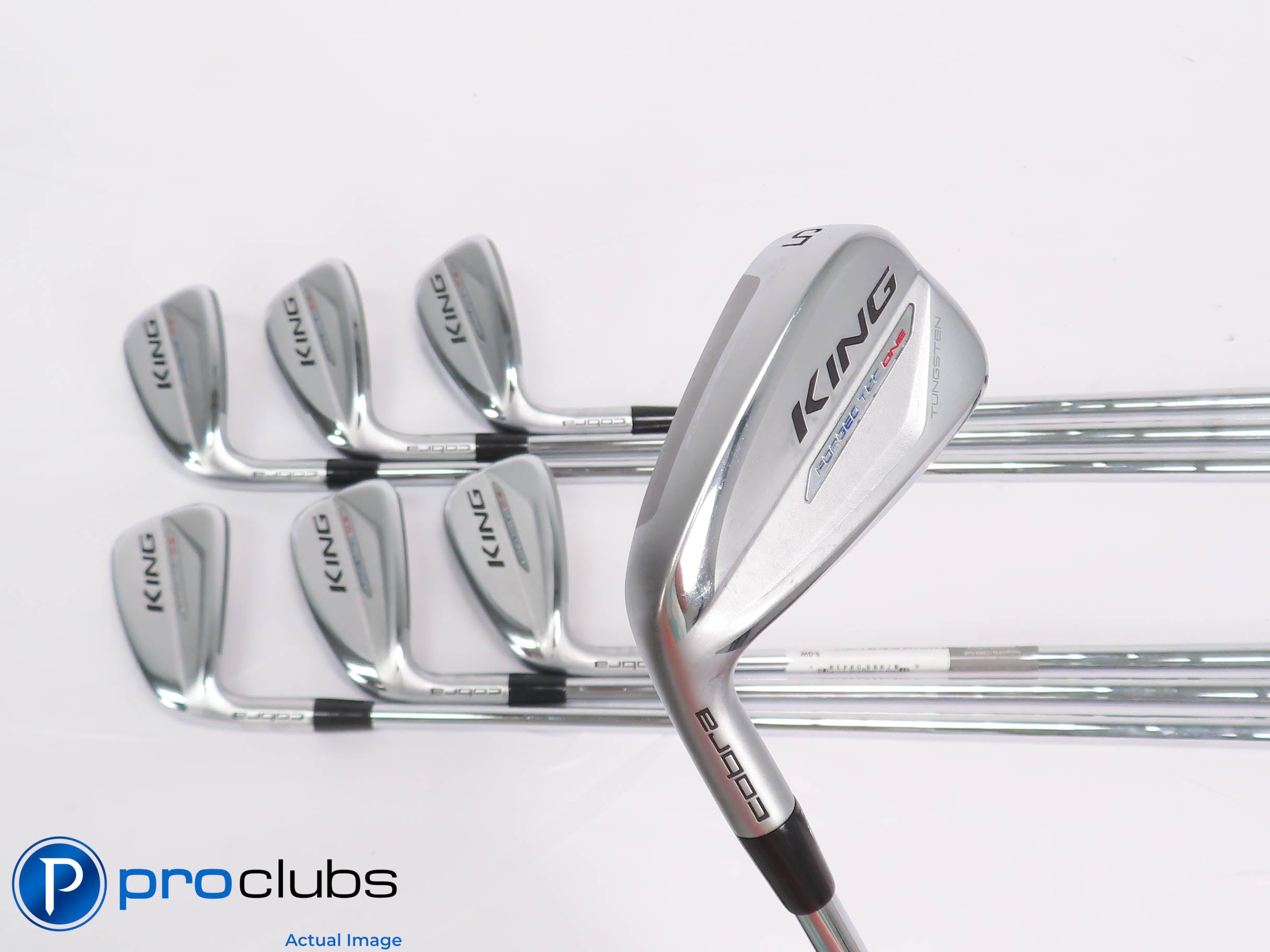 Left Handed Cobra '20 Forged Tec ONE Length 5-PW,GW IRON SET Regular Flex 449670