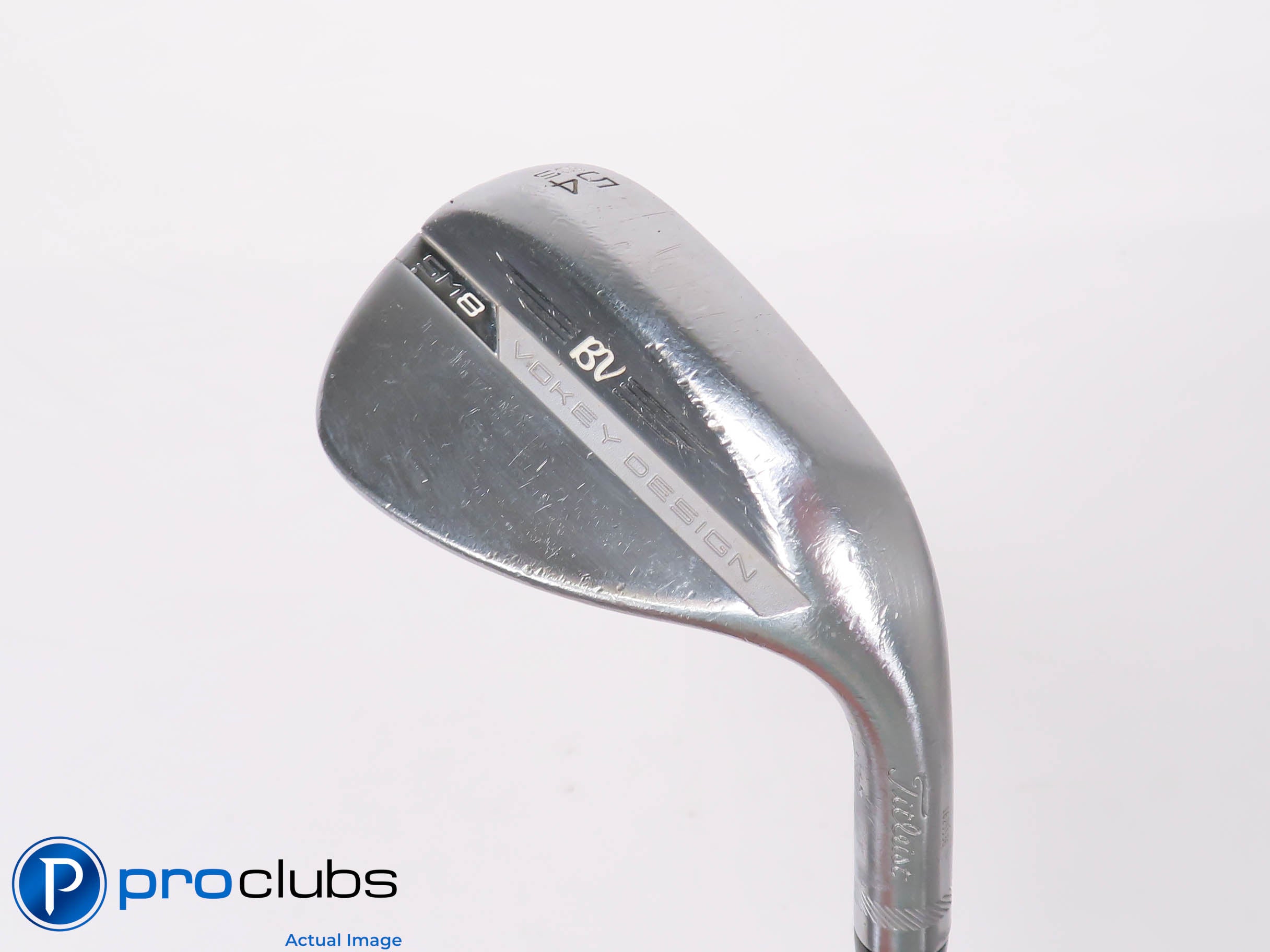 Nice Titleist Vokey SM8 Chrome 54*(10*) WEDGE S-Grind - Vokey Wedge Flex 450991
