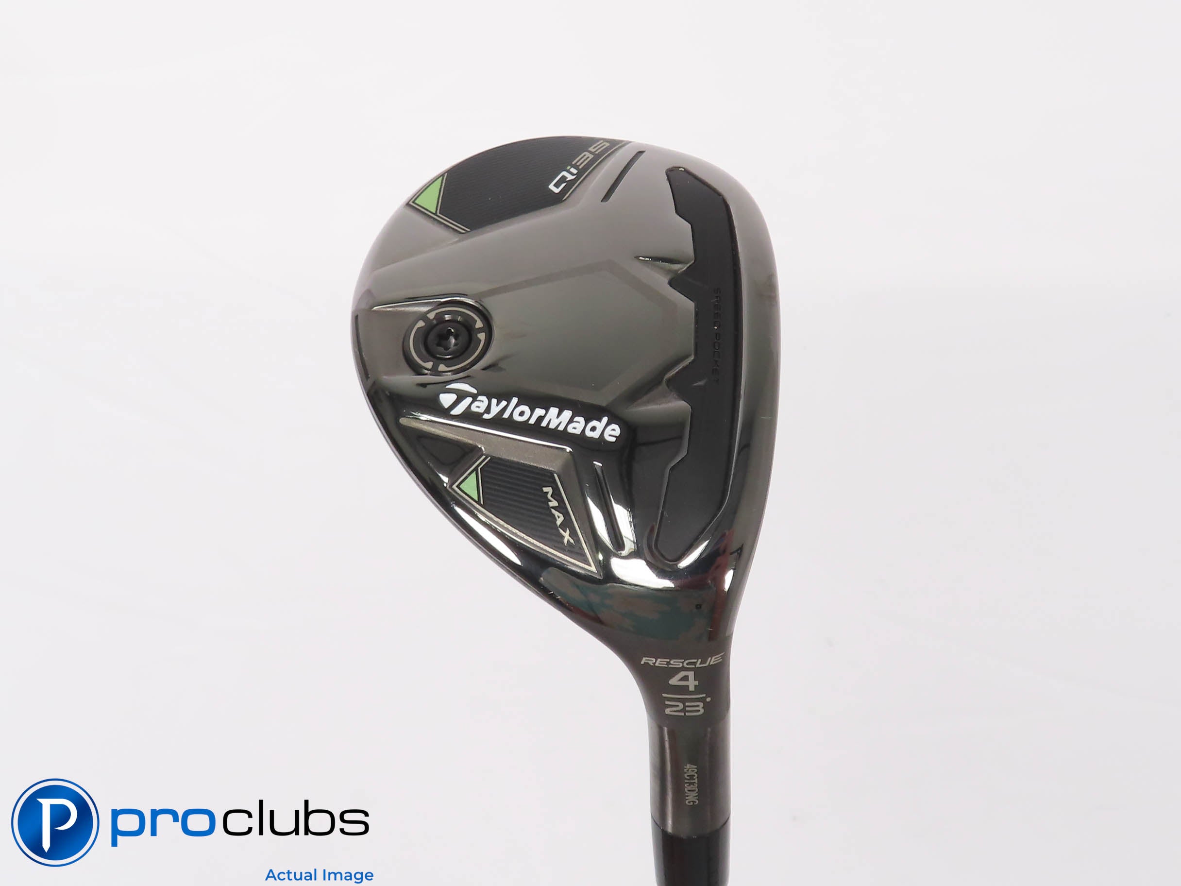 Nice! TaylorMade Qi35 Rescue 23* 4 Hybrid - Tensei 1K Blue 65 Regular - 450933