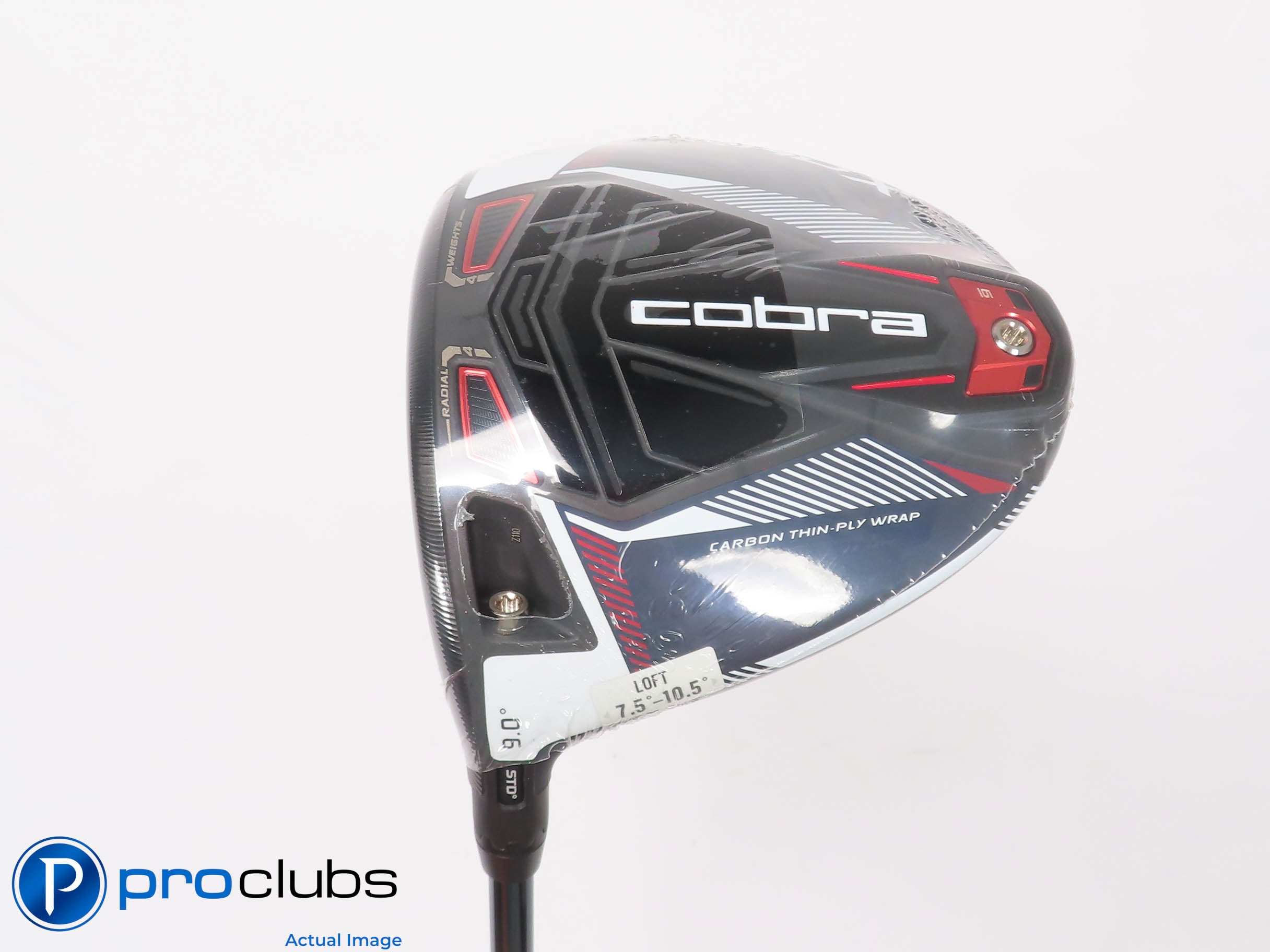 New Left Handed Cobra King RAD Speed XB Peacoat 9* Driver - Lin-Q Regular 451112