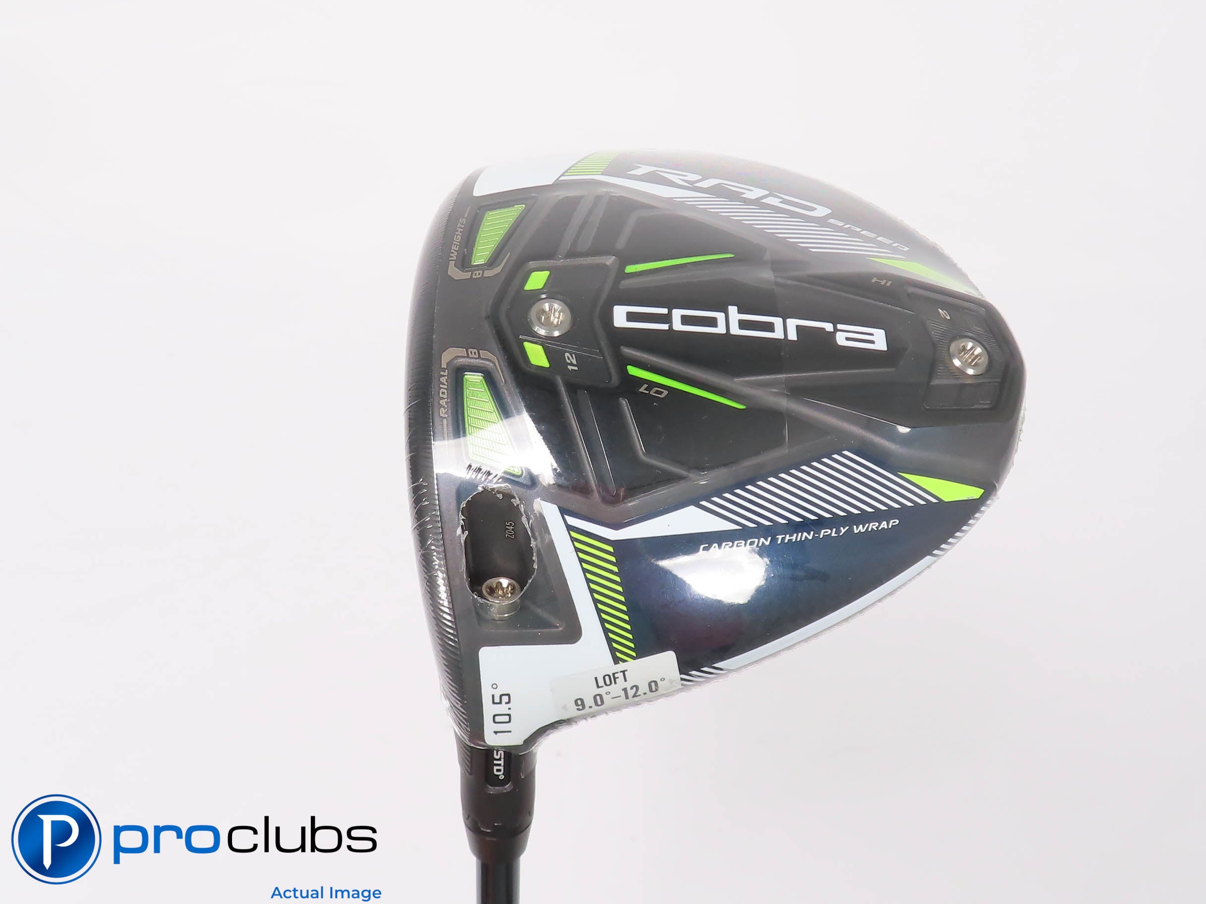 New Left Handed Cobra King RAD Speed Blue 10.5* Driver - Lin-Q Blue Stiff 450984