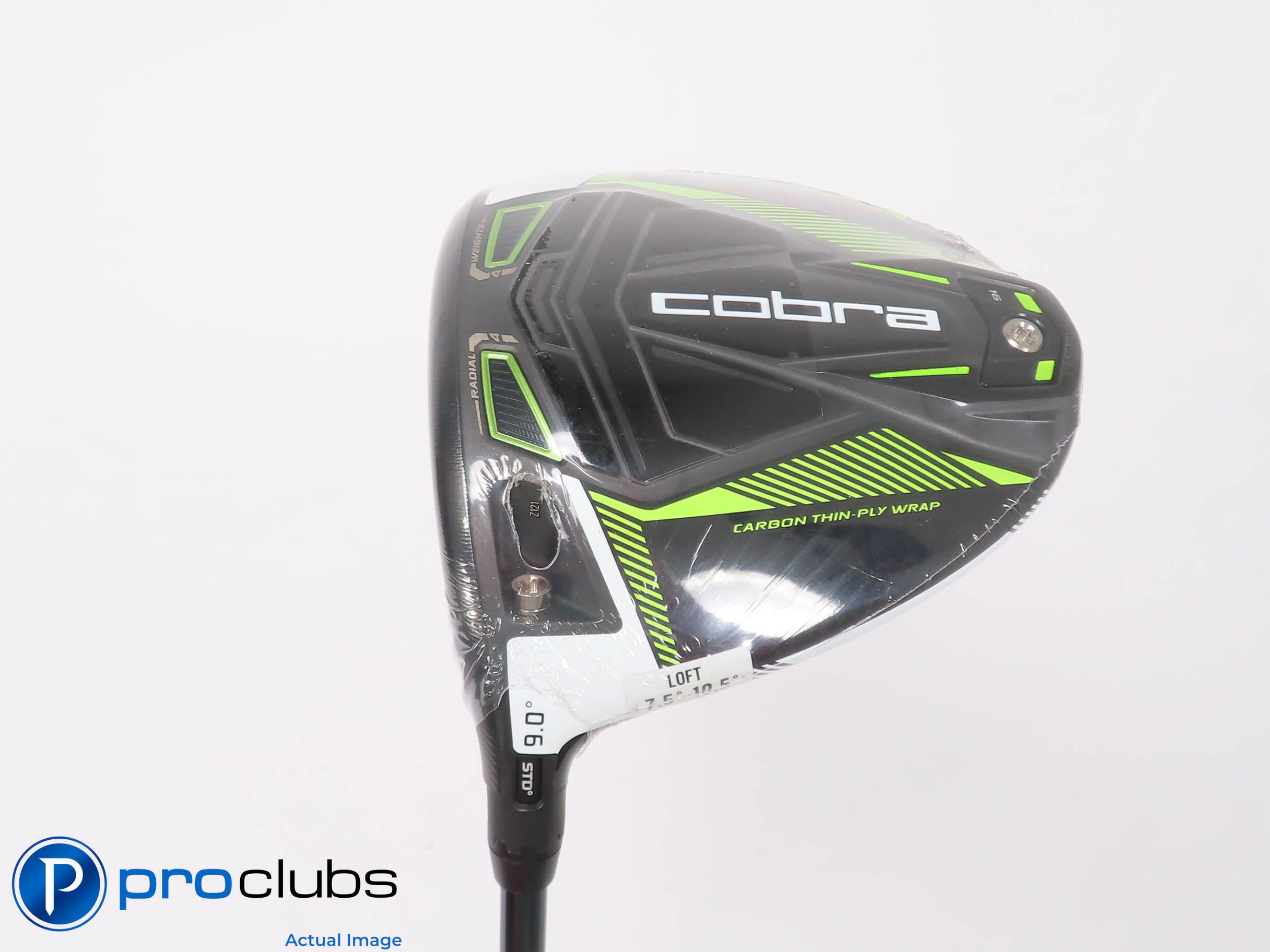 New Left Handed Cobra King RAD Speed XB 9* Driver - Lin-Q Blue 7F4 Stiff 450951