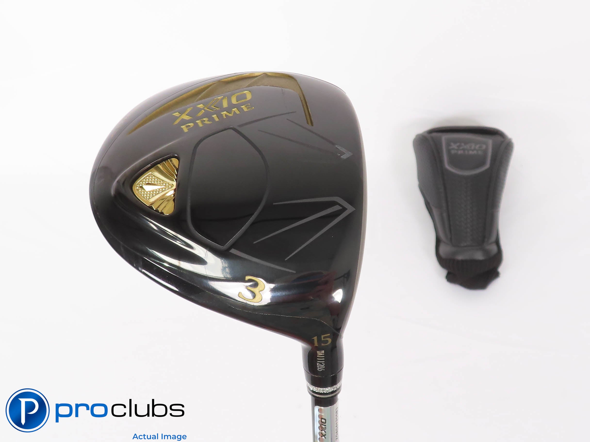 New! XXIO Prime 11 15* 3 Wood w/ HC - XXIO SP-1100 37.5g Regular Flex - 451011