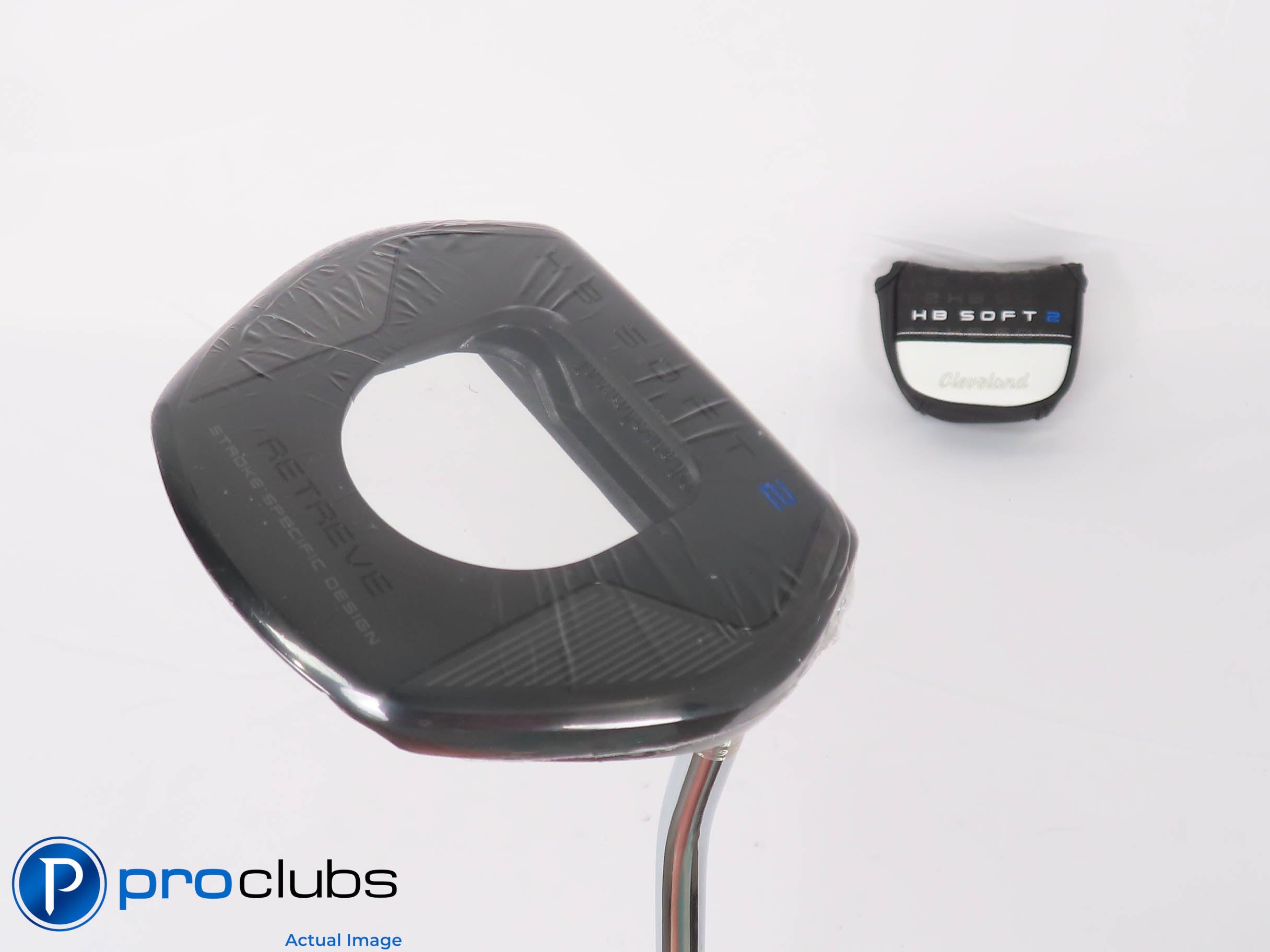 New! Cleveland HB Soft 2 Retreve Black 35" Putter w/HC w/UST All-In Shaft 451014