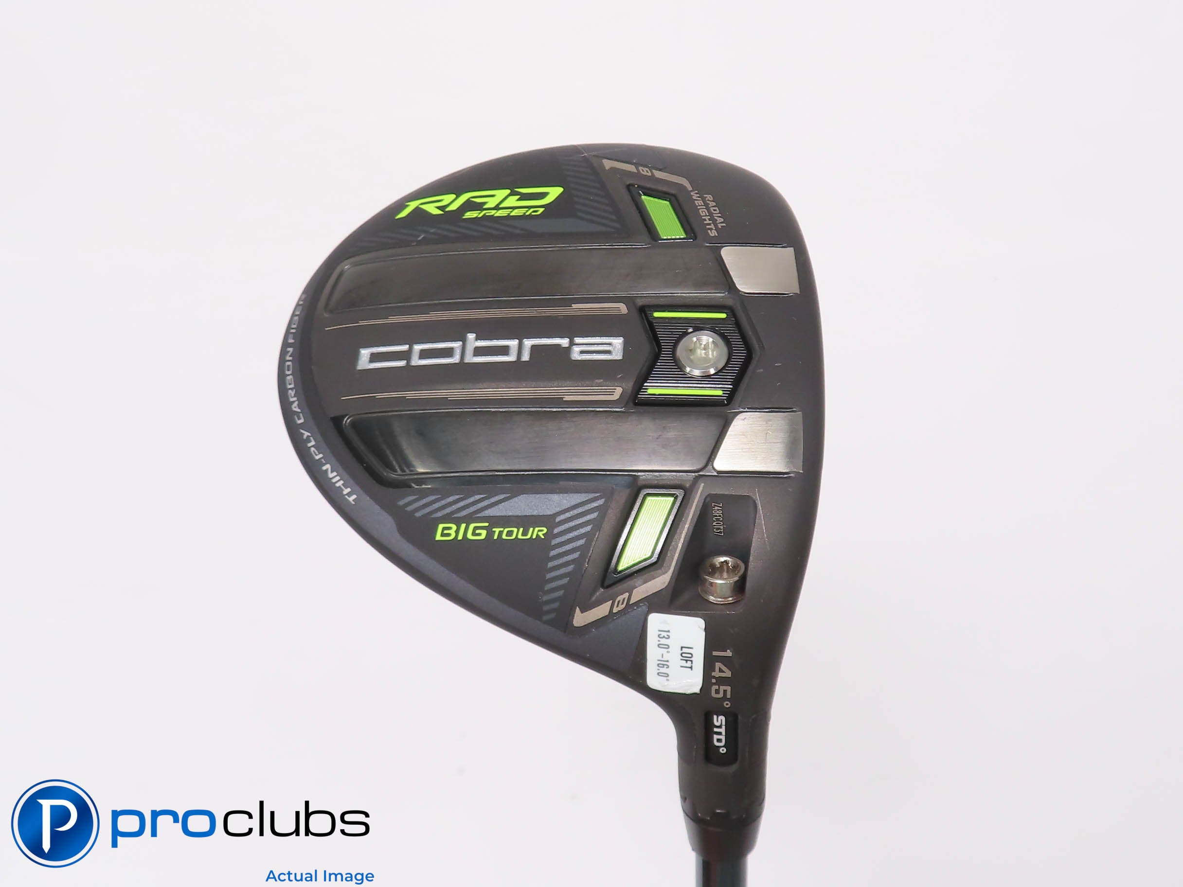Cobra Rad Speed Big Tour 14.5* 3 Wood - UST Mamiya LINQ Red 5F2 Senior - 451082