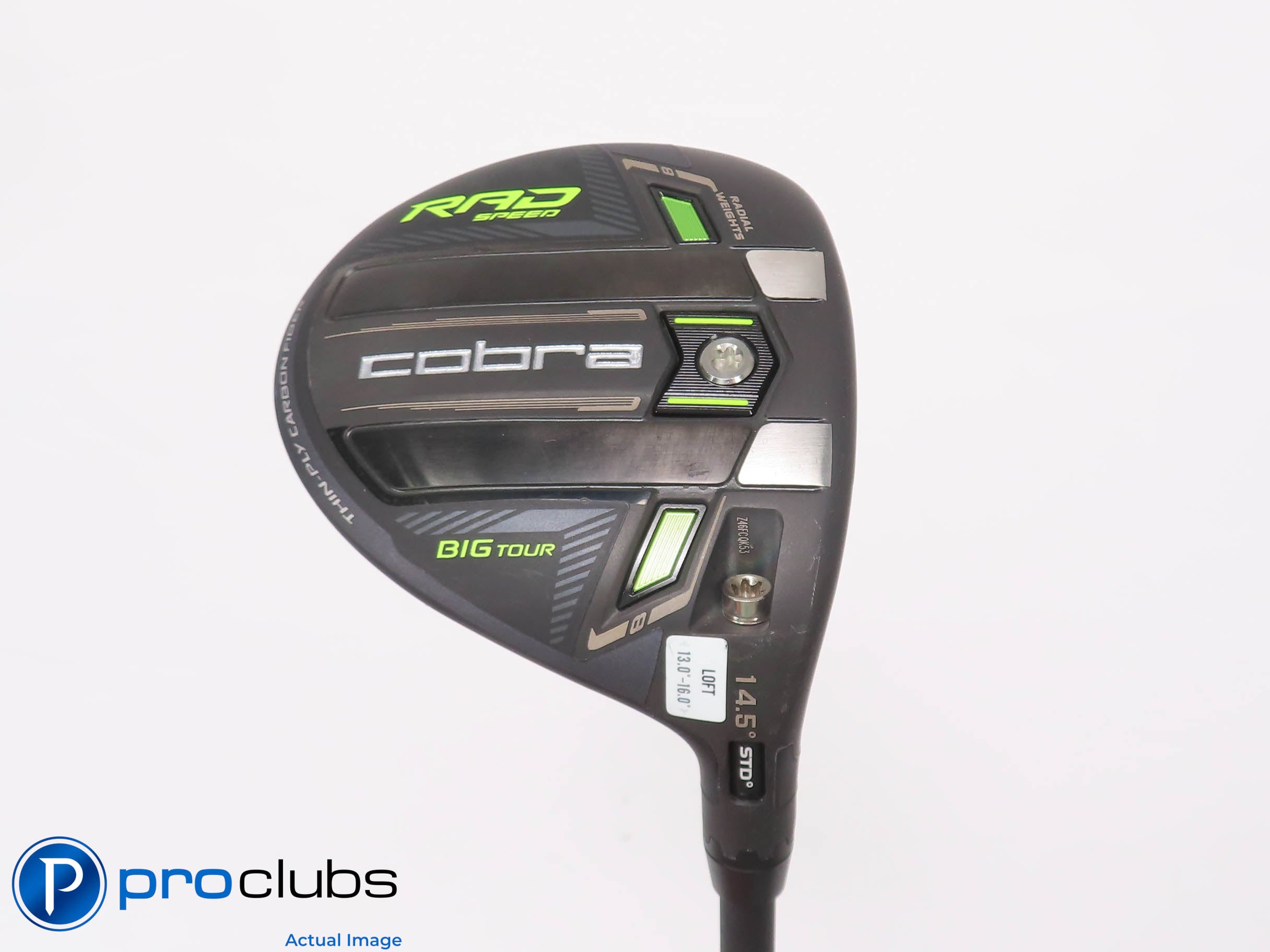 Cobra Rad Speed Big Tour 14.5* 3 Wood - HZRDUS CB 50g 5.0 Senior Flex - 451077