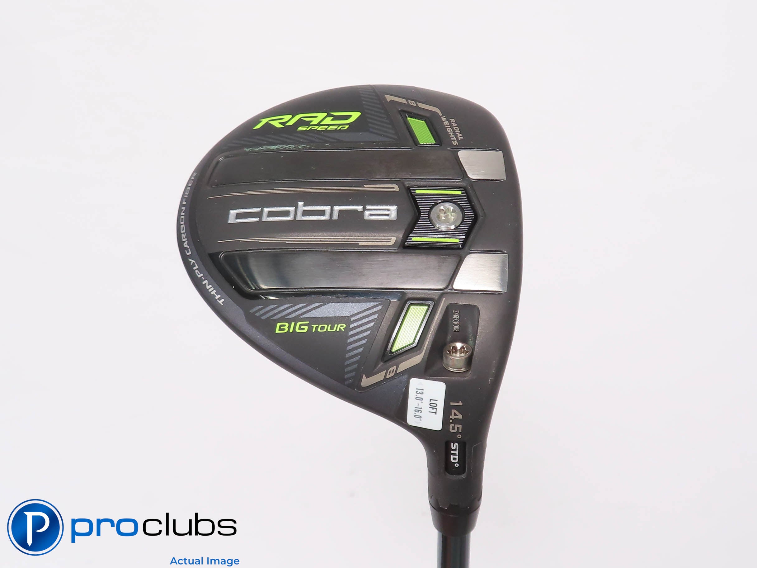 Cobra Rad Speed Big Tour 14.5* 3 Wood - UST Mamiya LINQ Red 5F2 Senior - 451085