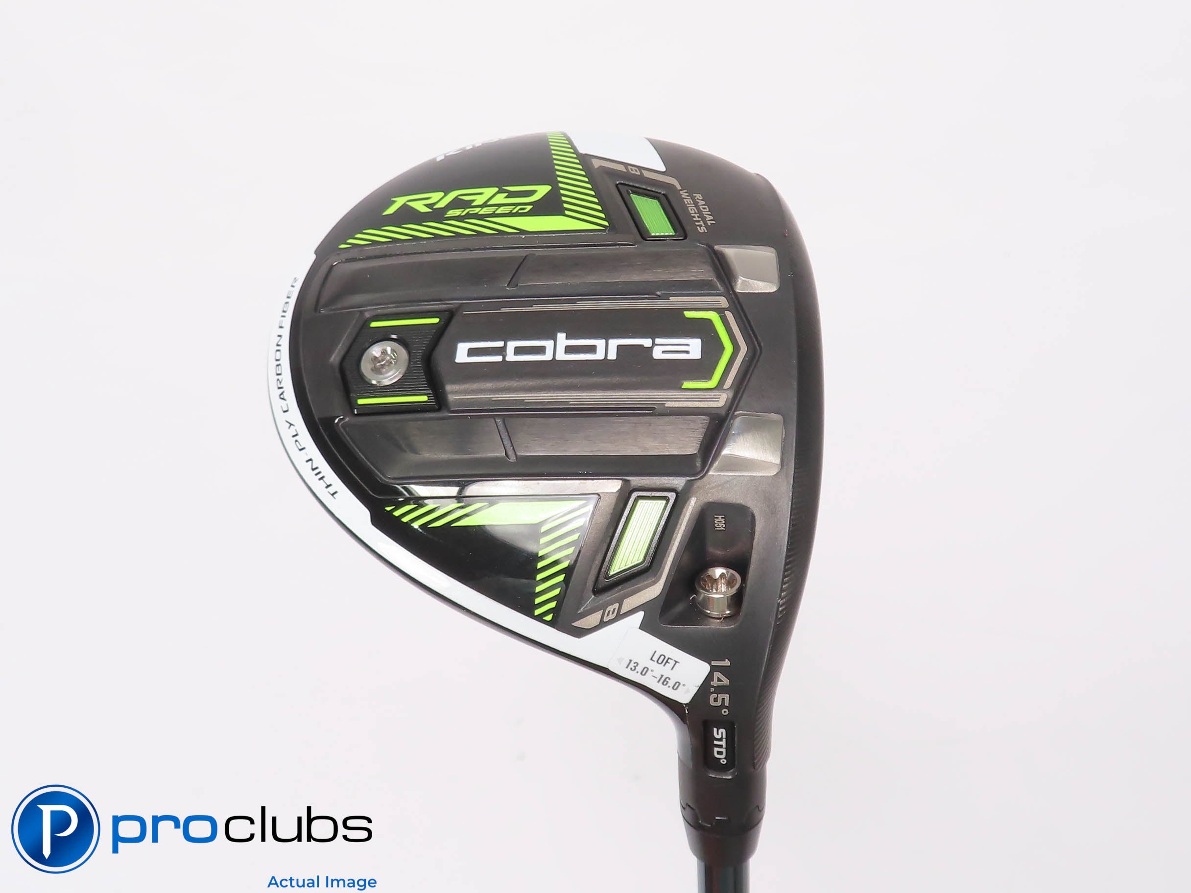 Cobra Rad Speed 14.5* 3 Wood - UST Mamiya LINQ Blue 6F4 Stiff Flex - 451069