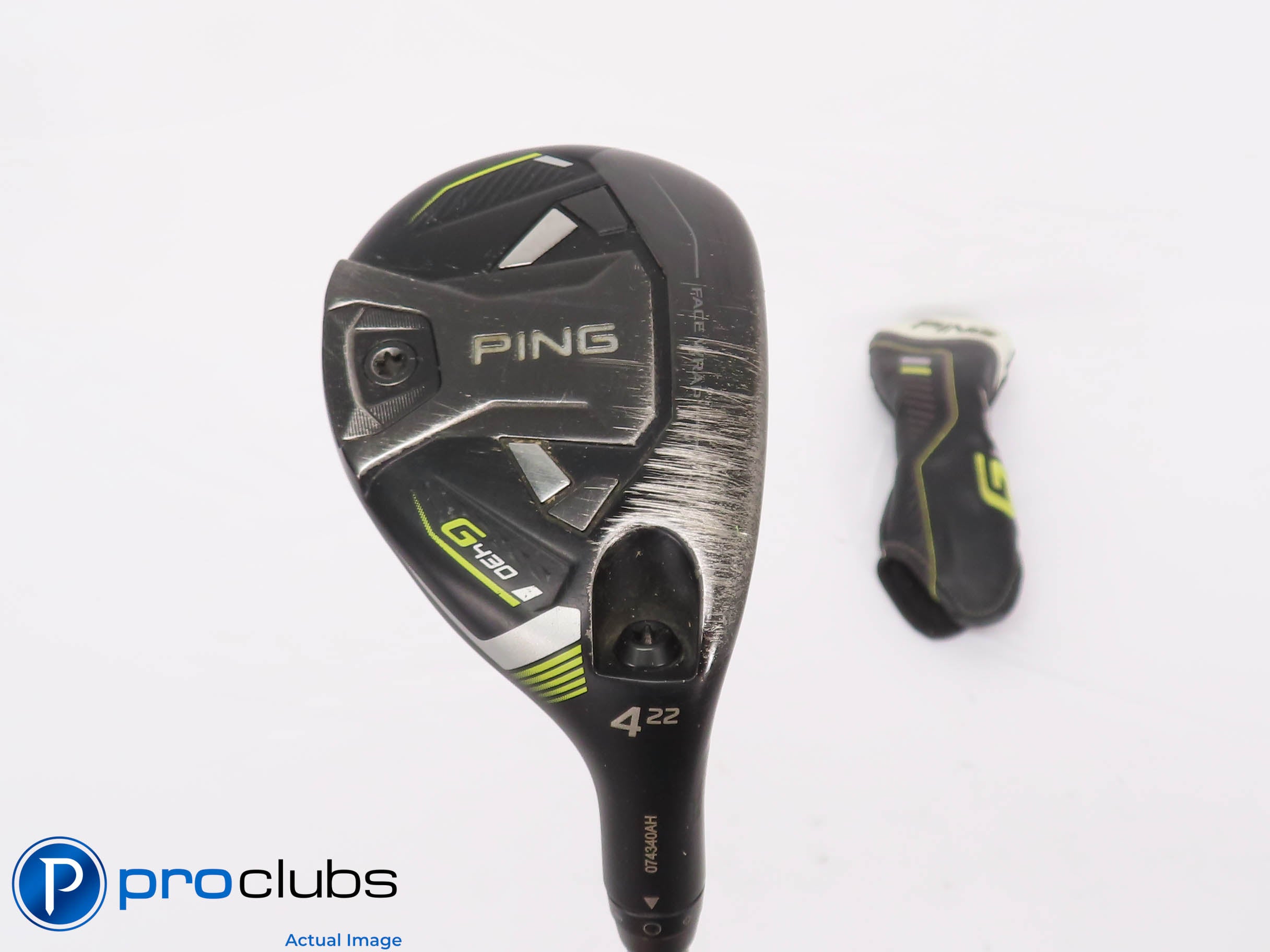 PING G430 22* 4 Hybrid w/Cover - Mitsubishi Kai'li White 80g Stiff Flex - 451123