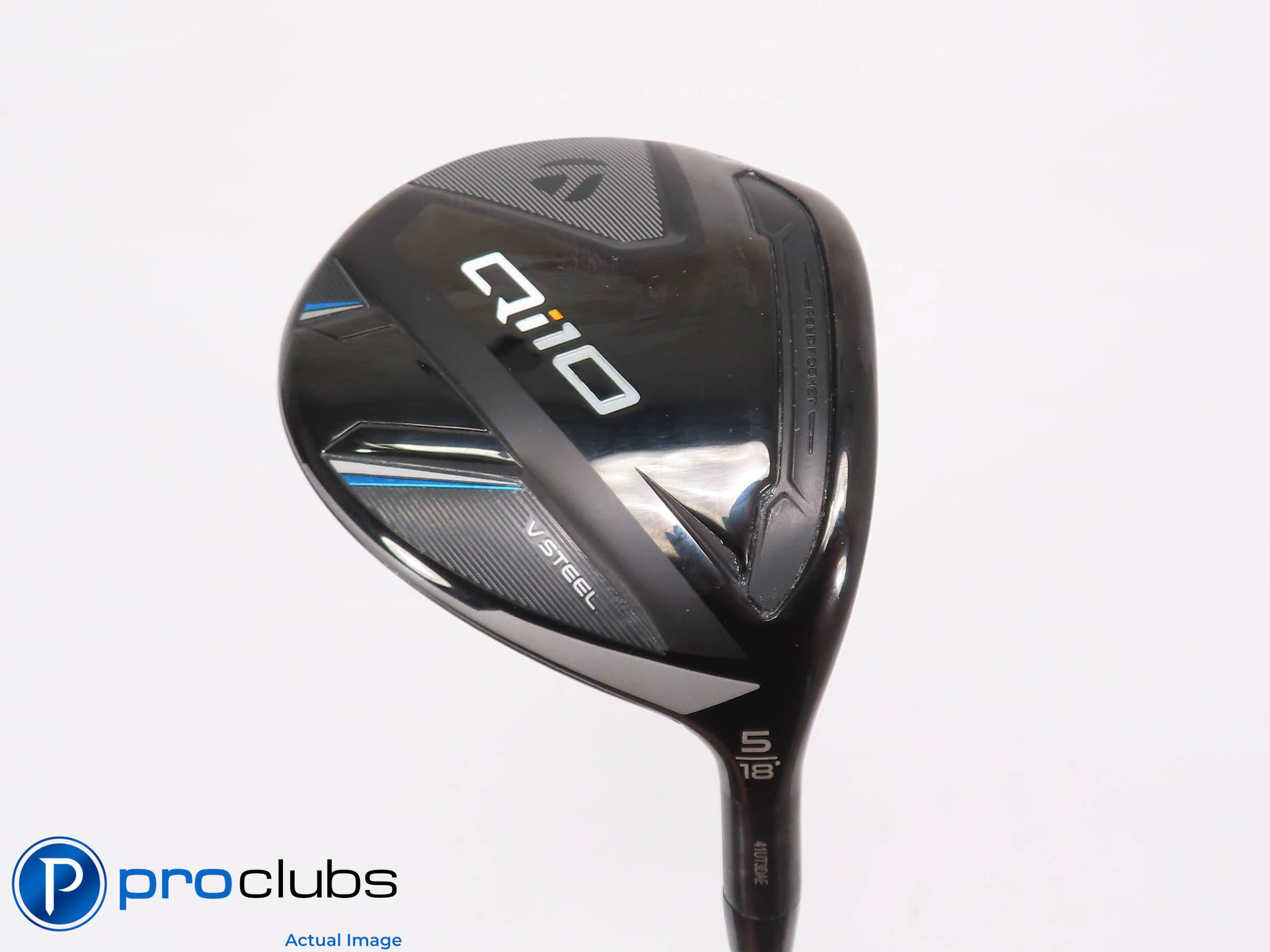 Mint! TaylorMade Qi10 18* 5 Wood - Mitsubishi Tensei Blue AV 65g Regular #451184