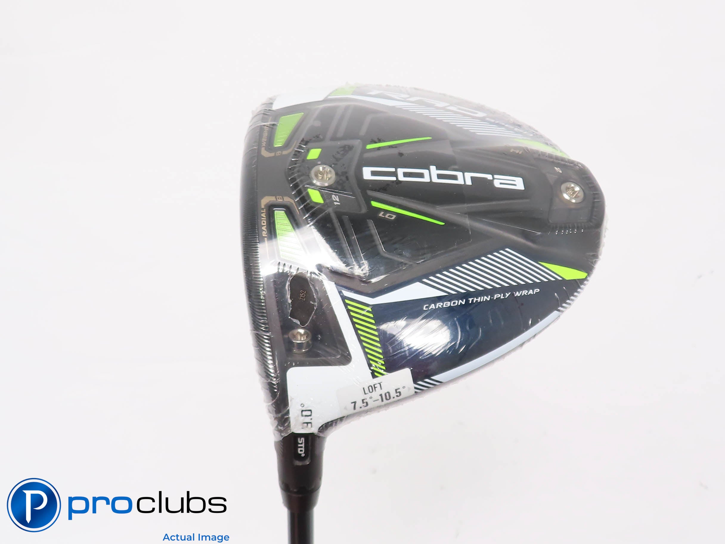 New! Left Handed Cobra King Radspeed 9* Driver - LINQ Blue 6F4 Stiff - 450969