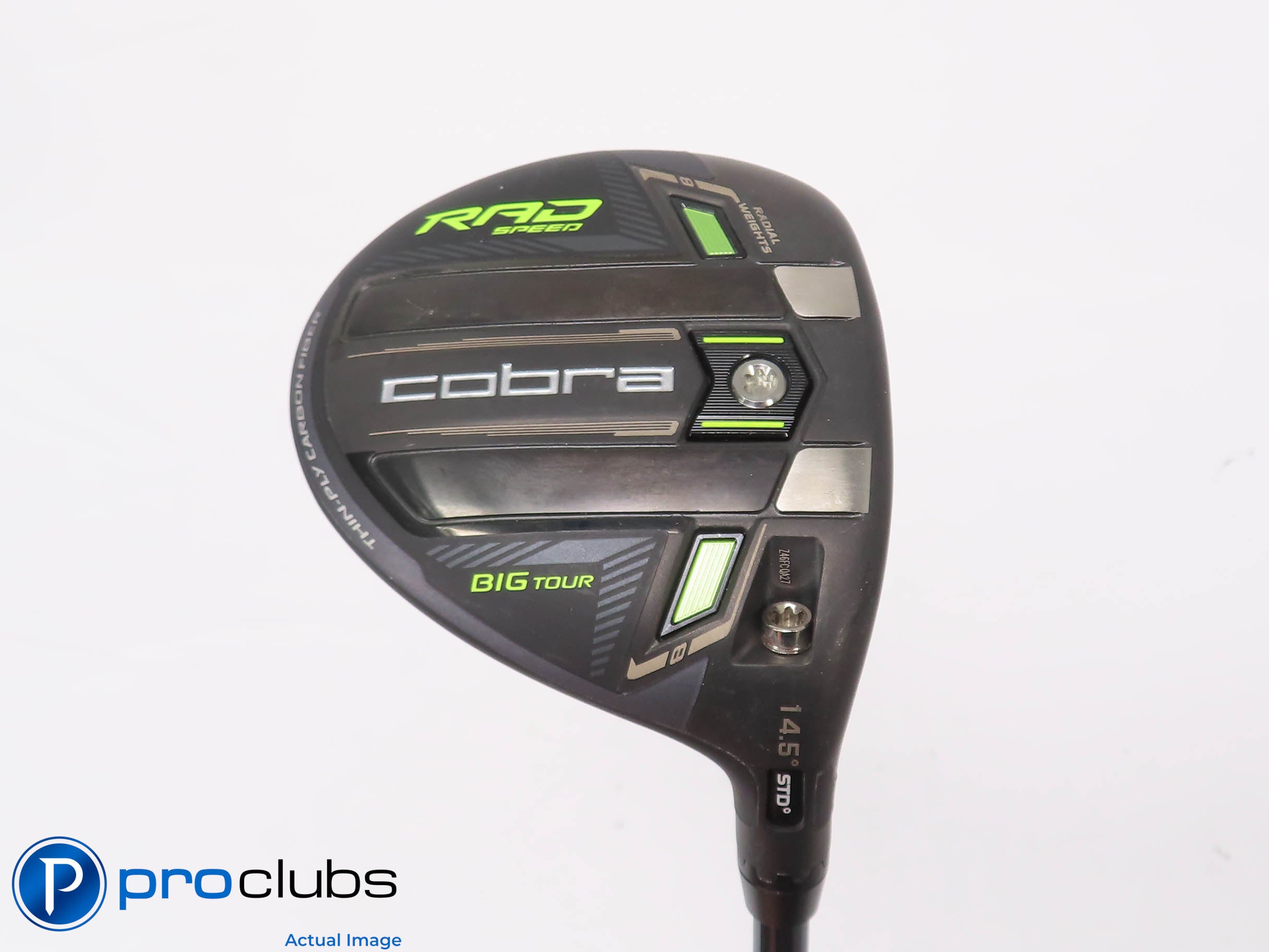 Cobra Rad Speed Big Tour 14.5* 3 Wood - UST Mamiya LINQ Blue 7F5 X-Flex #451090