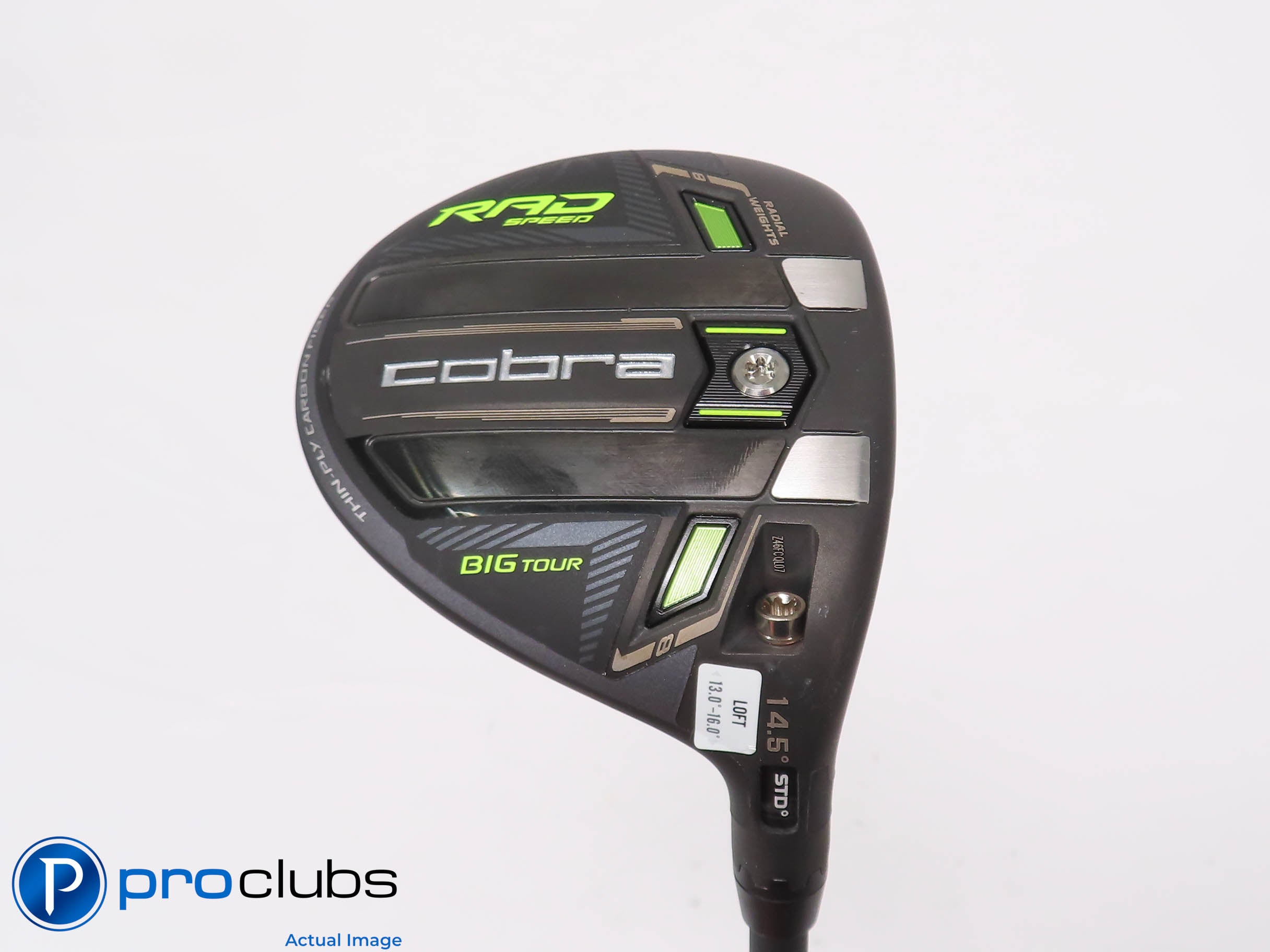 Cobra Rad Speed Big Tour 14.5* 3 Wood - HZRDUS CB 50g 5.0 Senior Flex - 451091