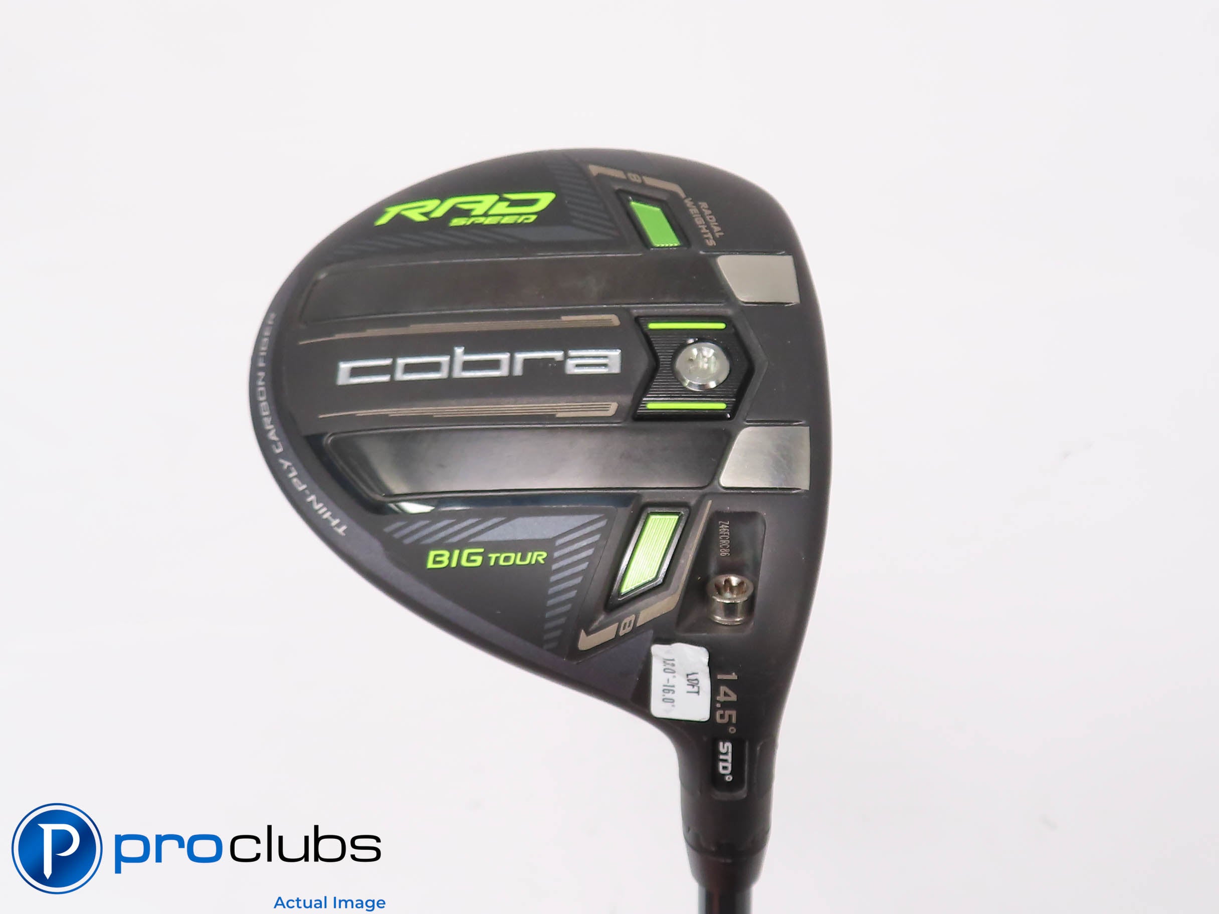 Cobra Rad Speed Big Tour 14.5* 3 Wood - UST Mamiya LINQ White 7F4 Stiff - 451089