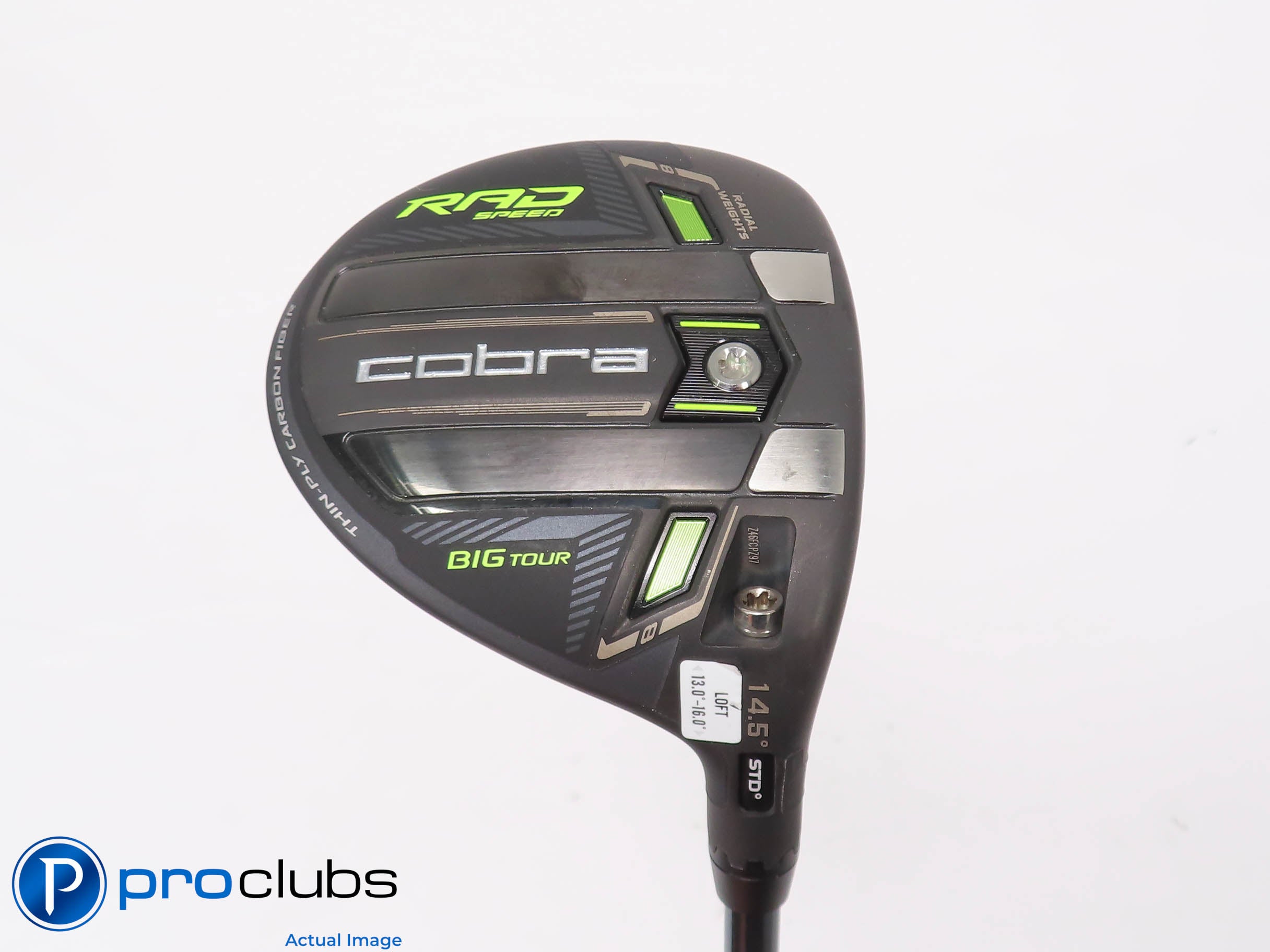 Cobra Rad Speed Big Tour 14.5* 3 Wood - UST Mamiya LINQ Blue 7F5 X-Flex #451078