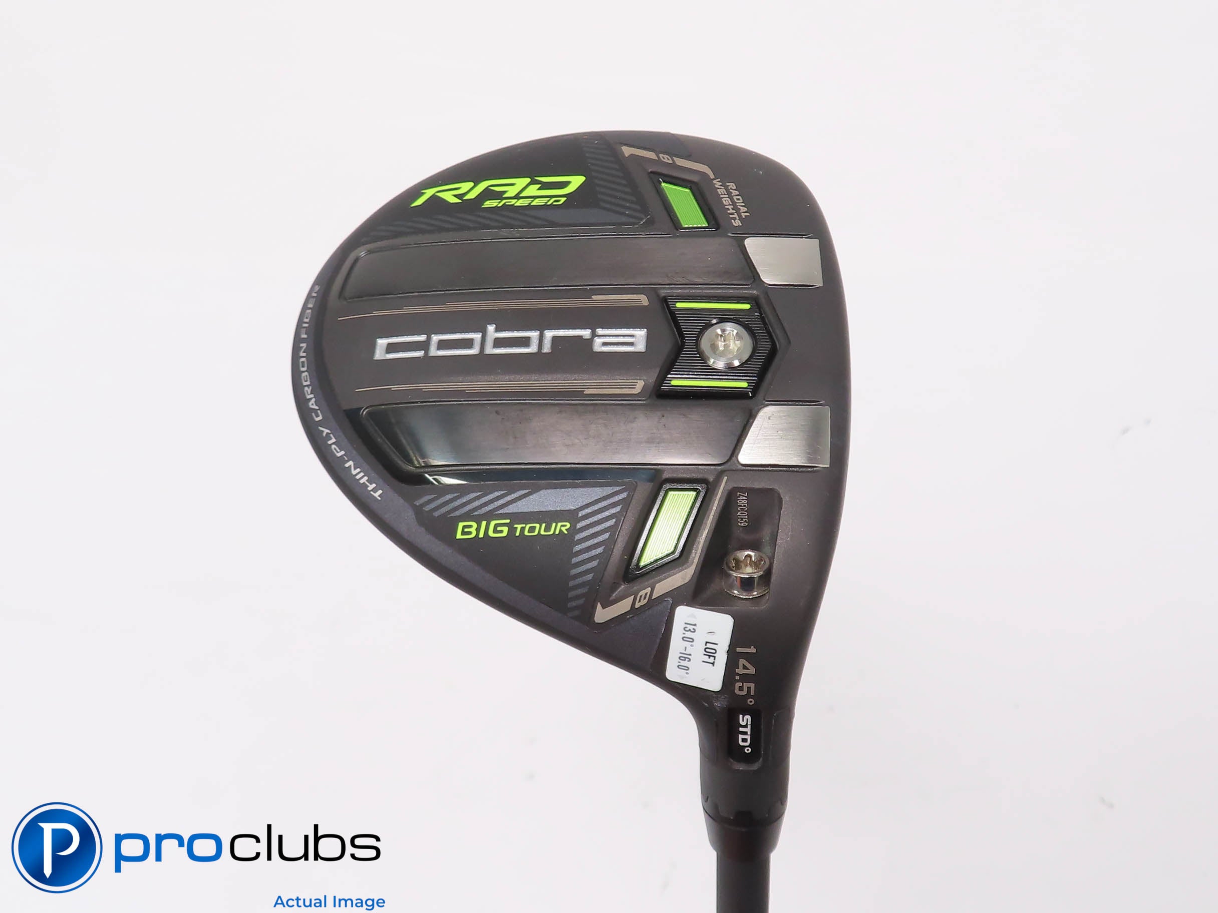 Cobra RAD Speed Big Tour 14.5* 3 WOOD - HZRDUS CB Red 50g 5.0 Senior Flex 451084